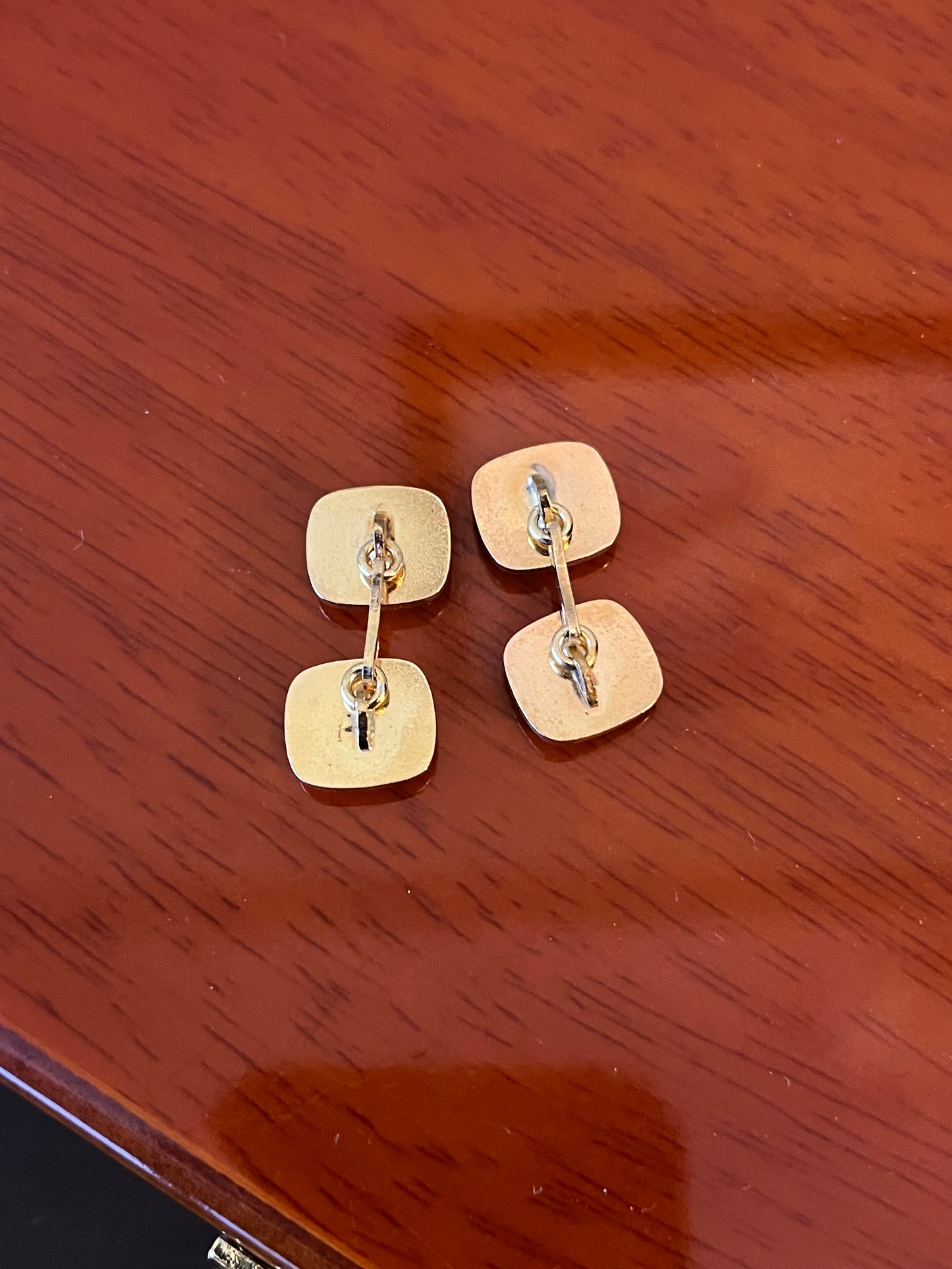 Gemelli anni ‘40 madreperla e brillante