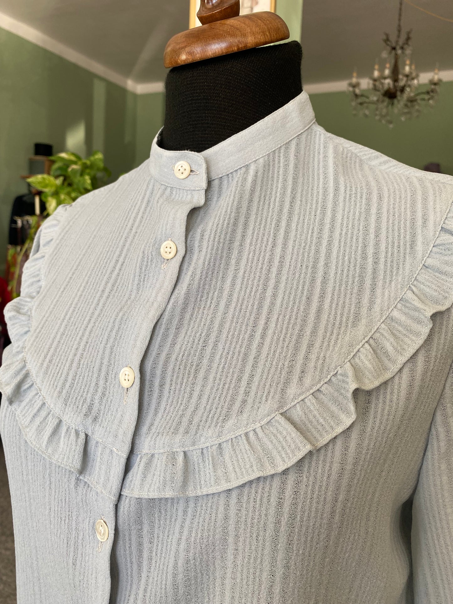 Camicia azzurra romantica - TG. 40/42