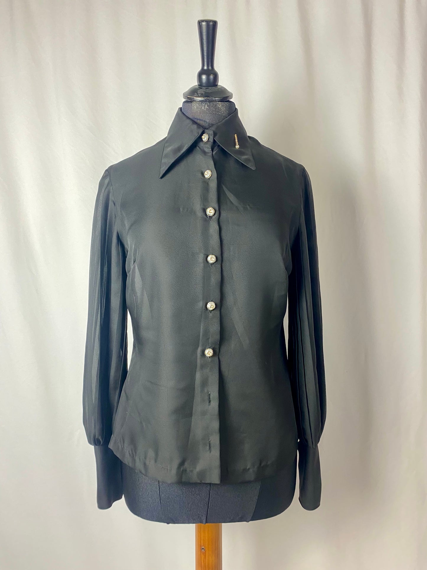 Camicia anni ‘70 in organza - TG. 40/42