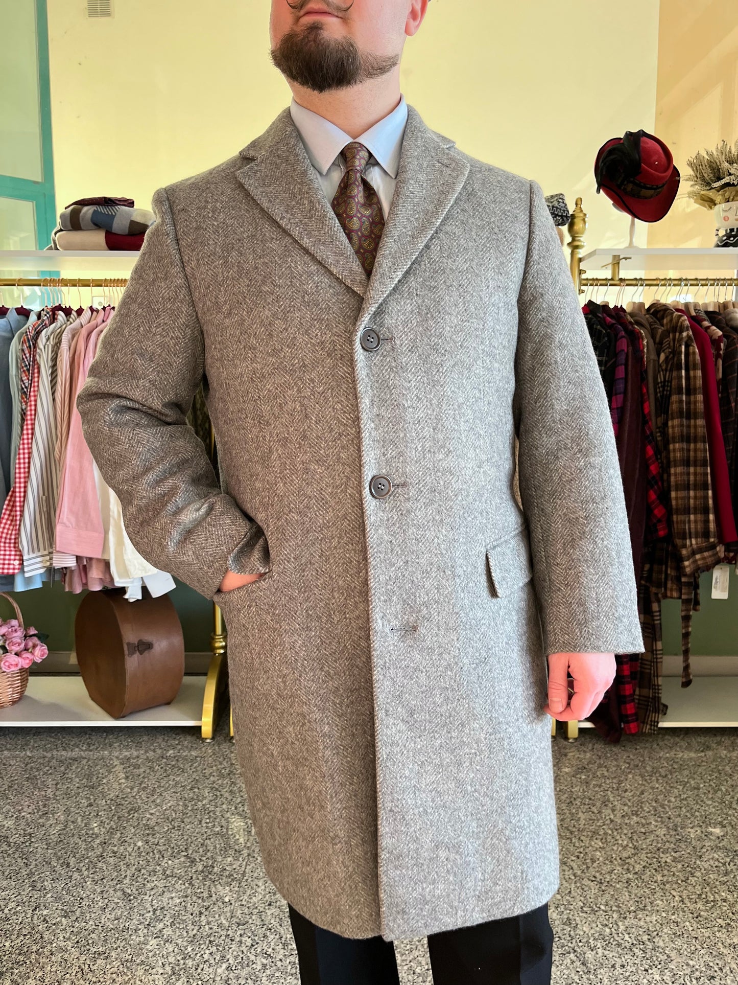 Cappotto lana anni '80 tg. 50