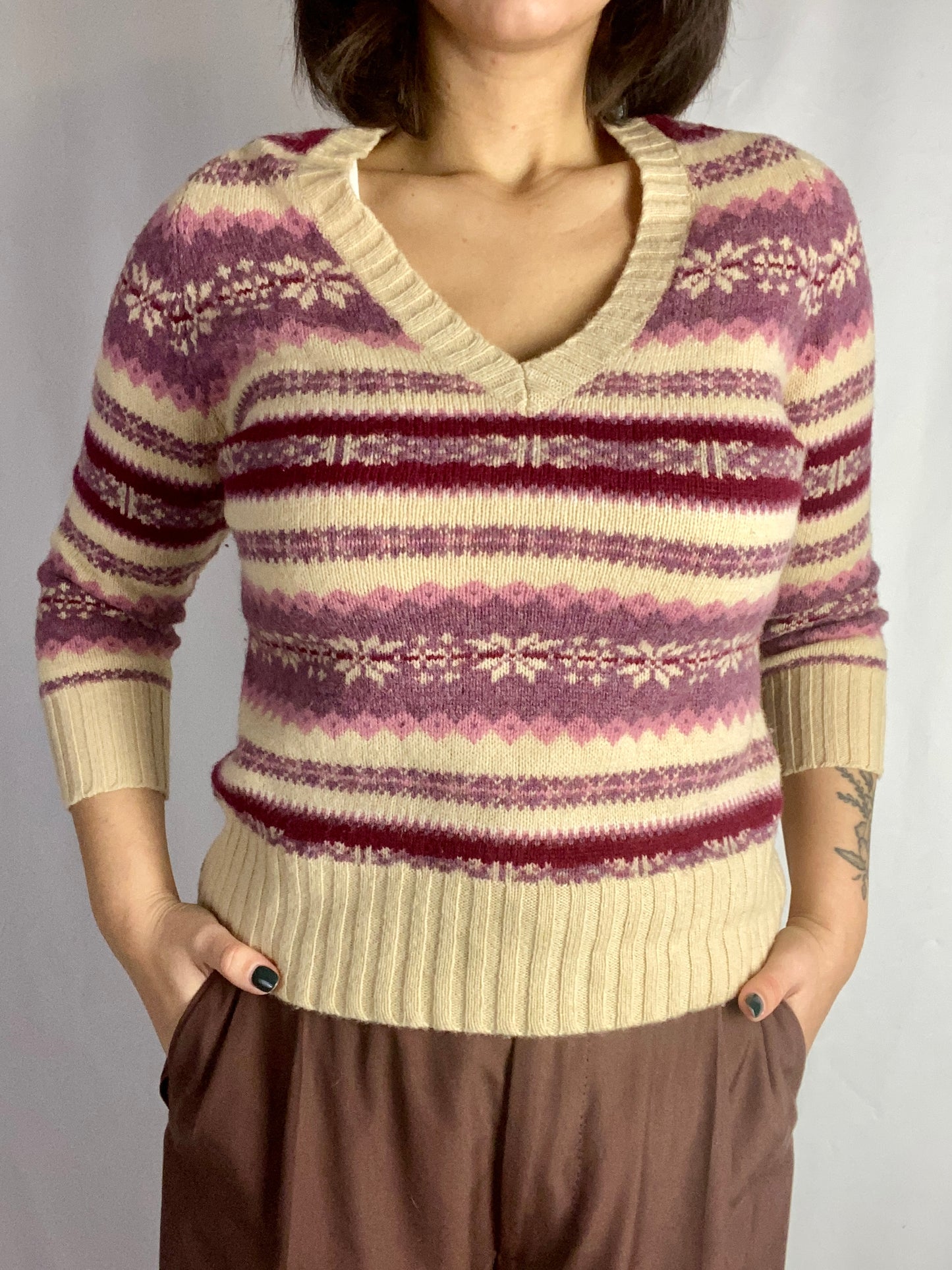 Pullover in lana di agnello - TG. 38/40