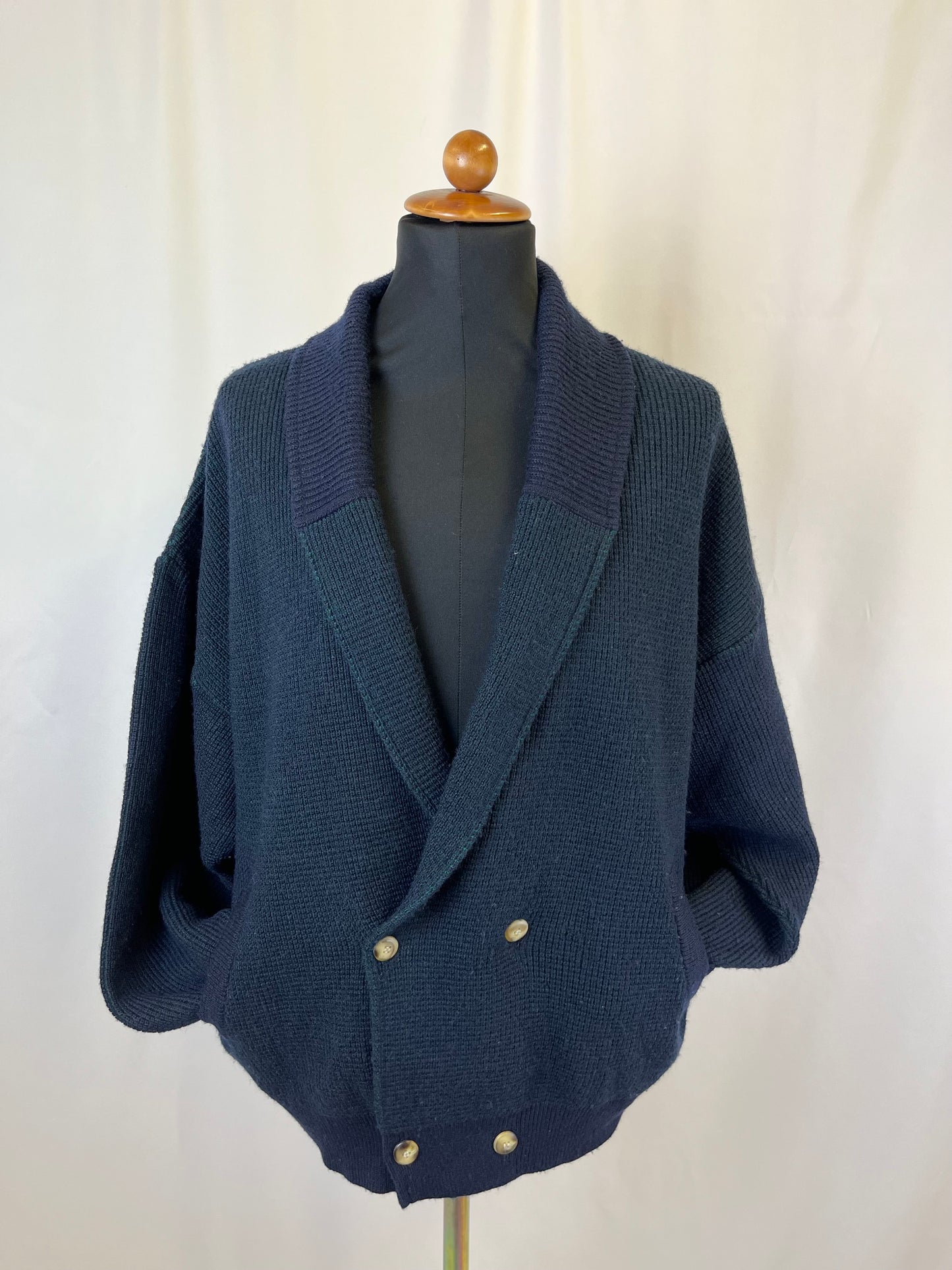 Cardigan doppiopetto anni ‘80 tg. XL-XXL