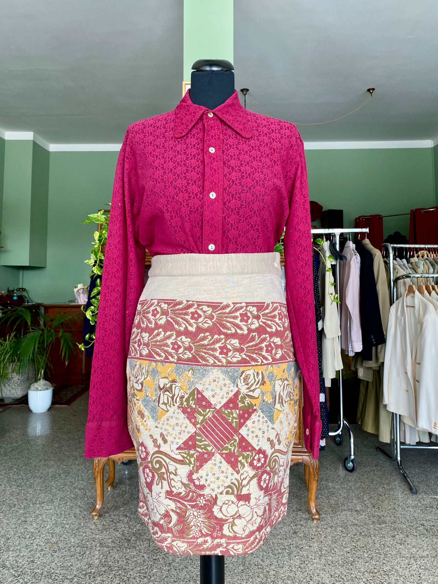 Camicia color vinaccia - TG. 42/44 circa