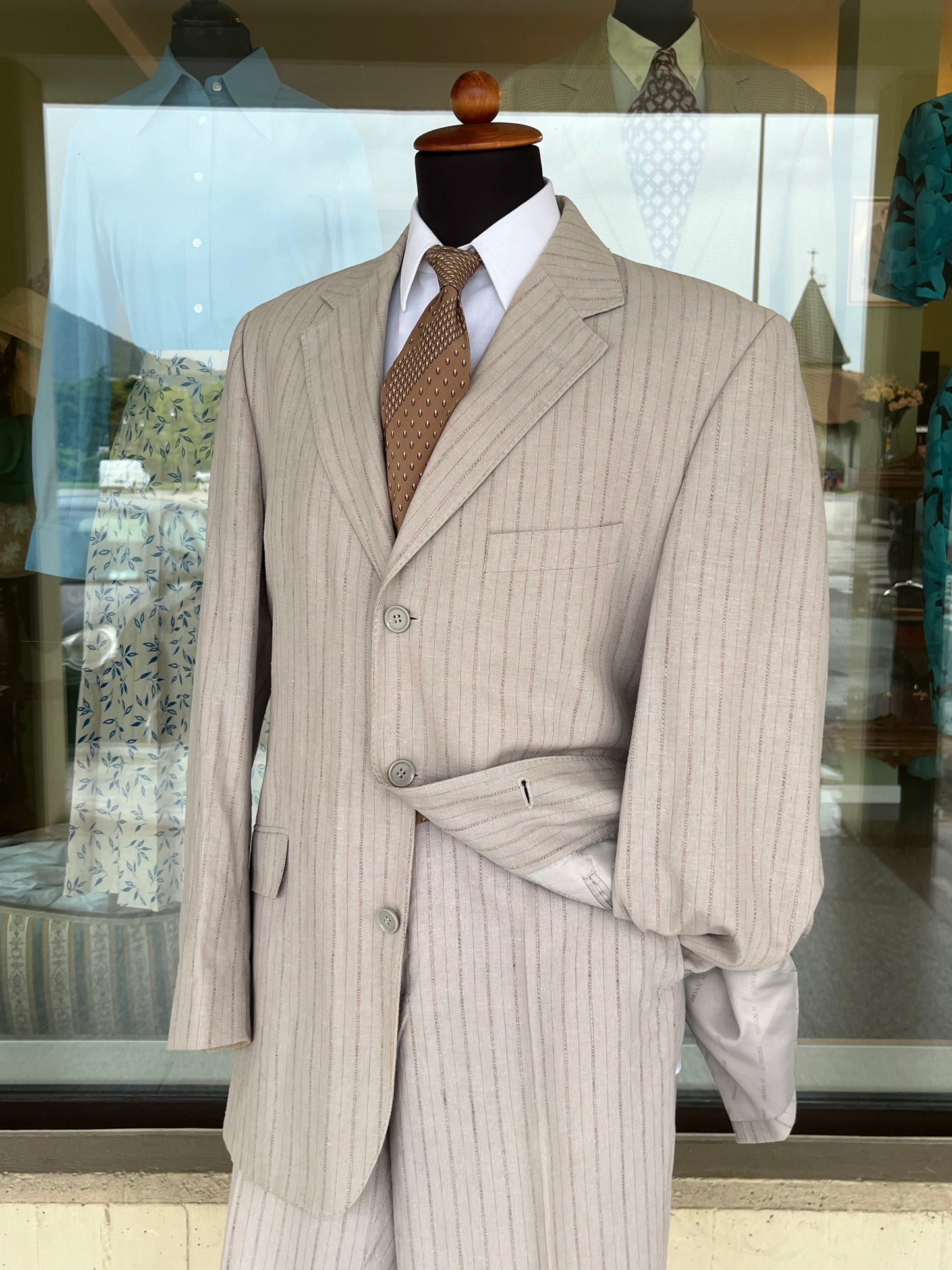 Completo in lino/cotone tg. 54