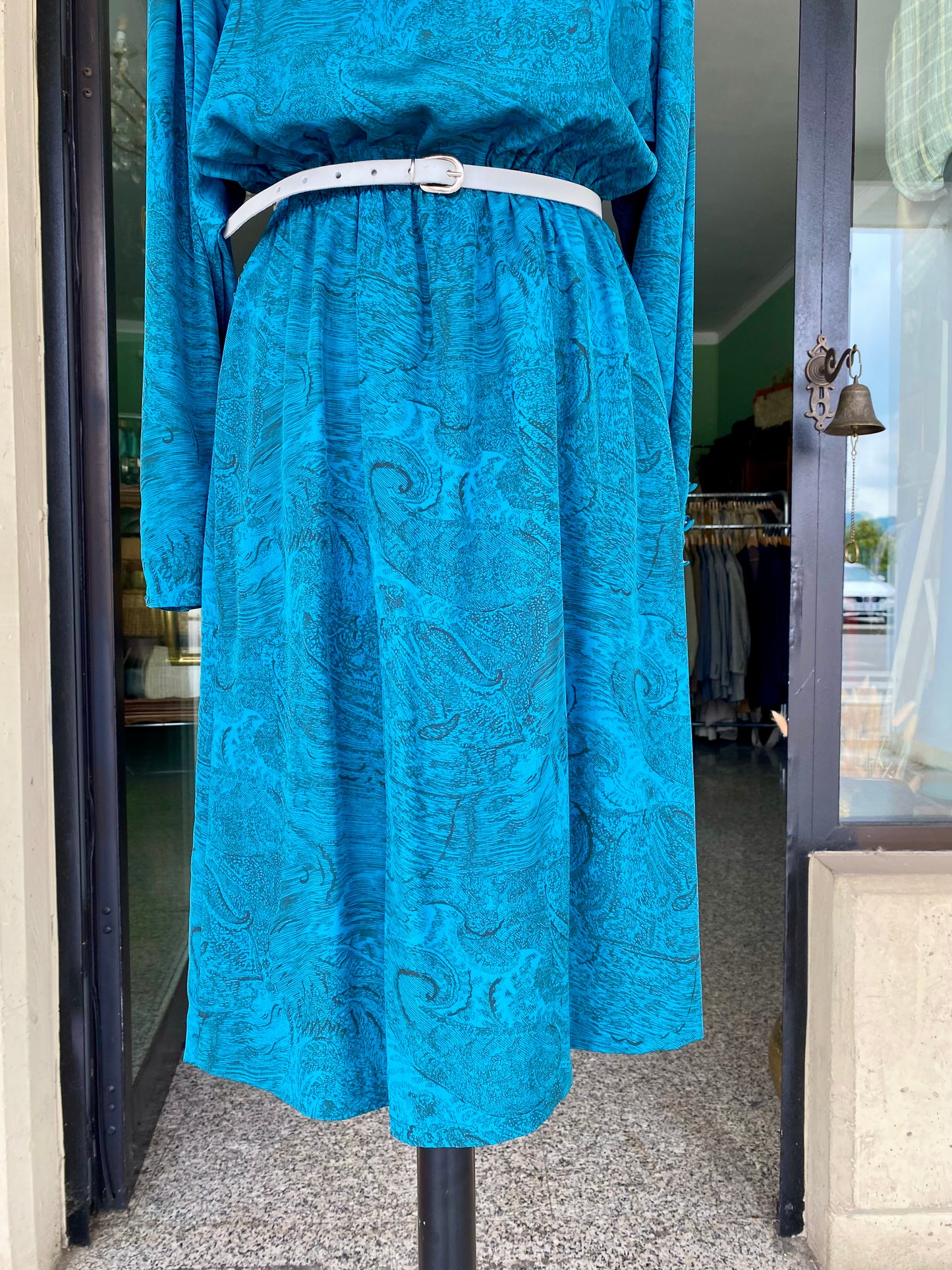 Abito sartoriale anni ’80 in pura seta - TG. 42/44