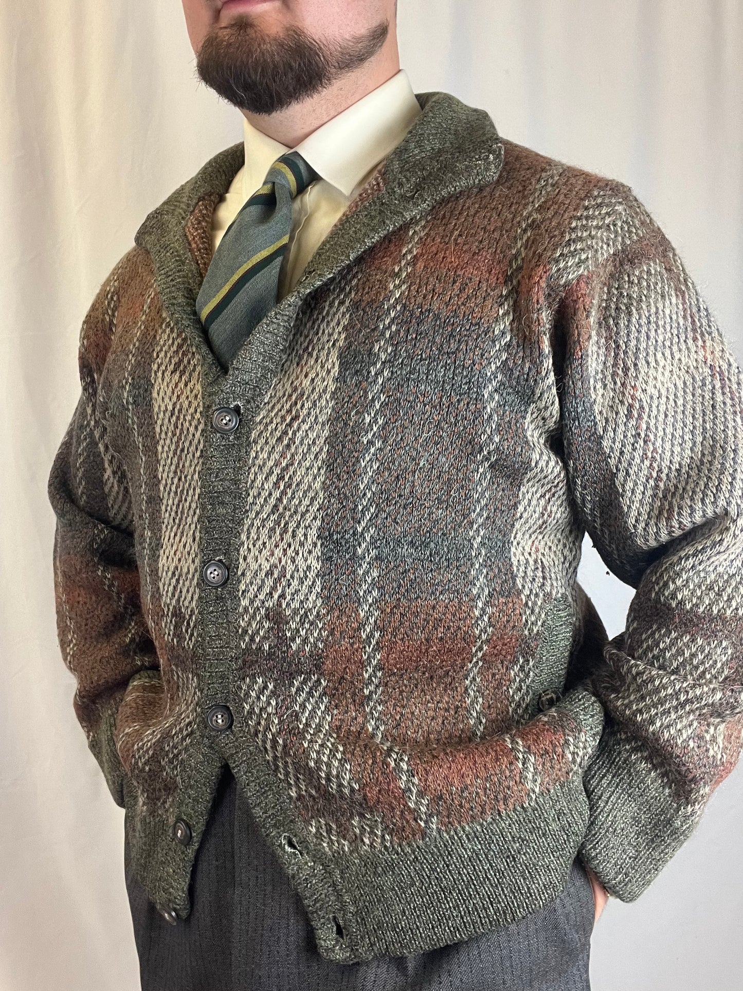 Cardigan anni '70 M-L