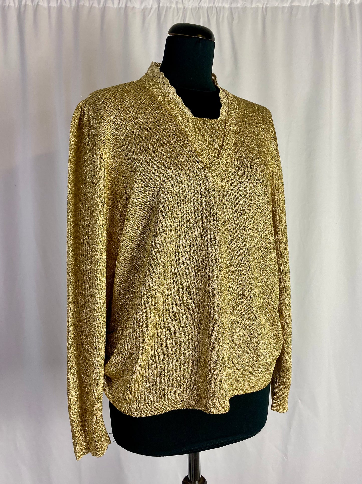 Blusa oro in lurex - TG. 44/46