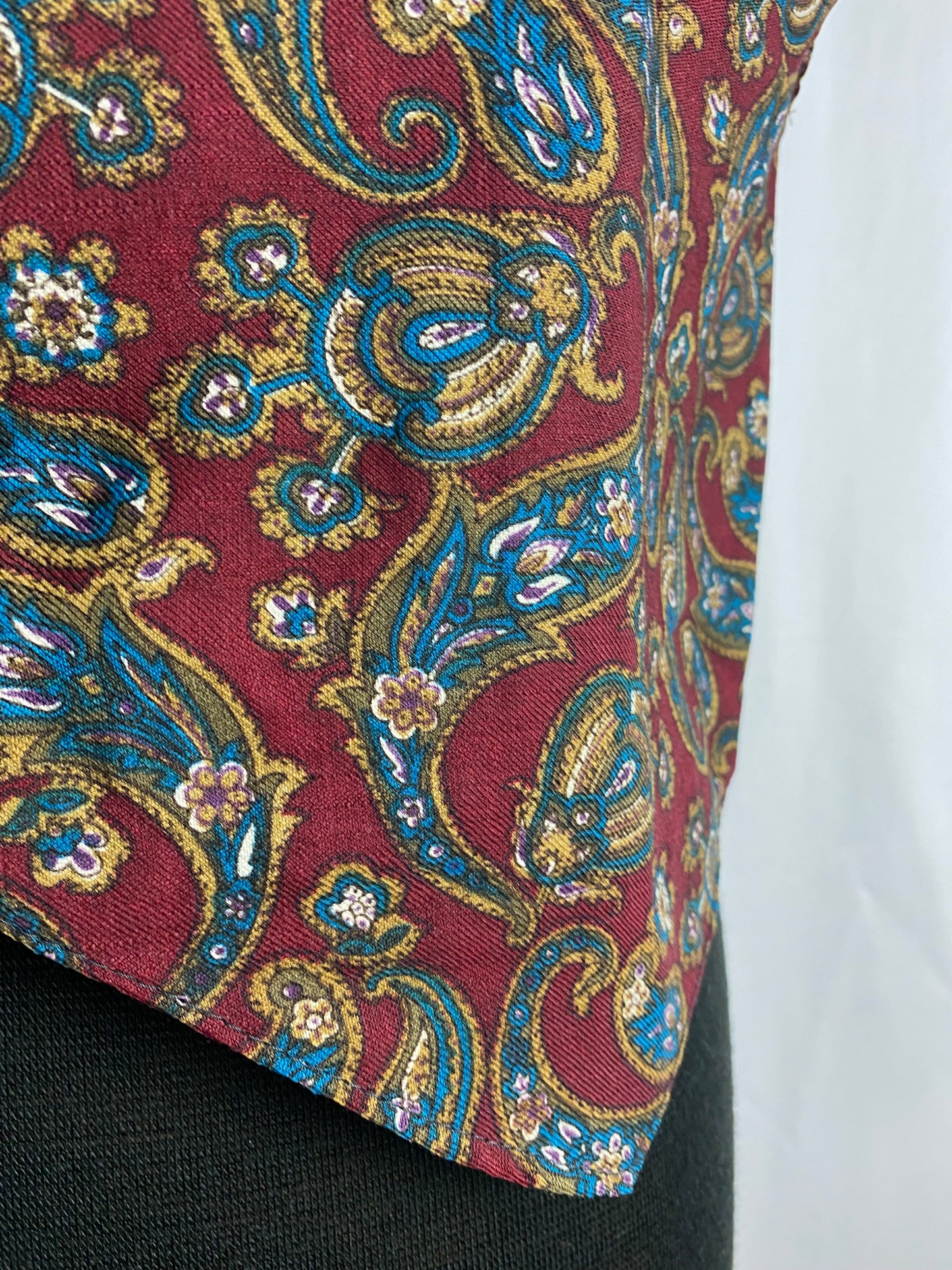 Gilet anni ‘70 fantasia paisley - TG. 42 circa