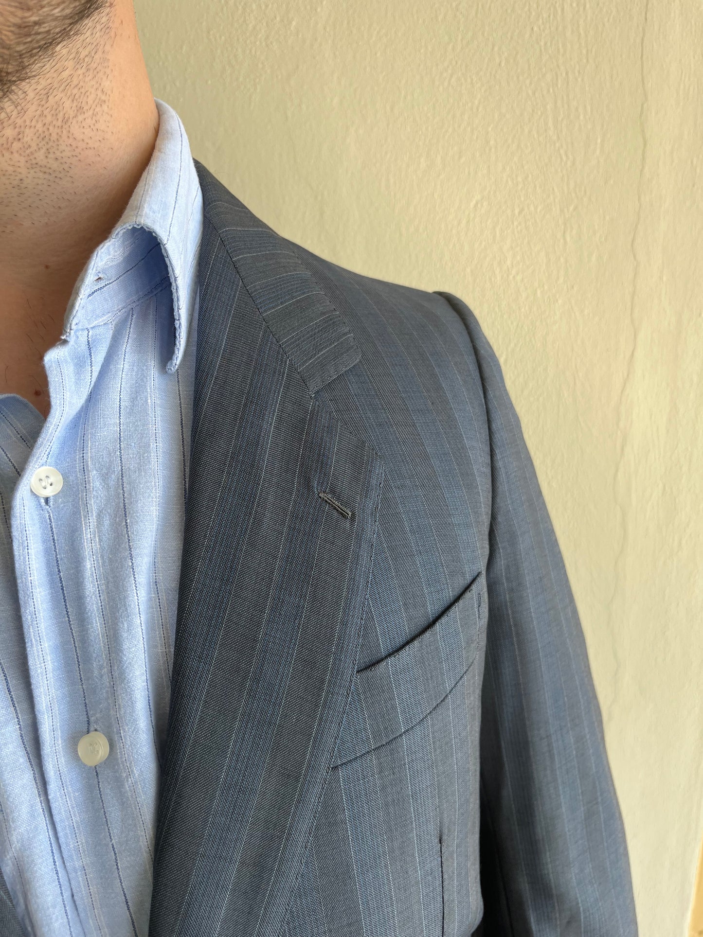Giacca anni ‘80 sartoriale in fresco di lana