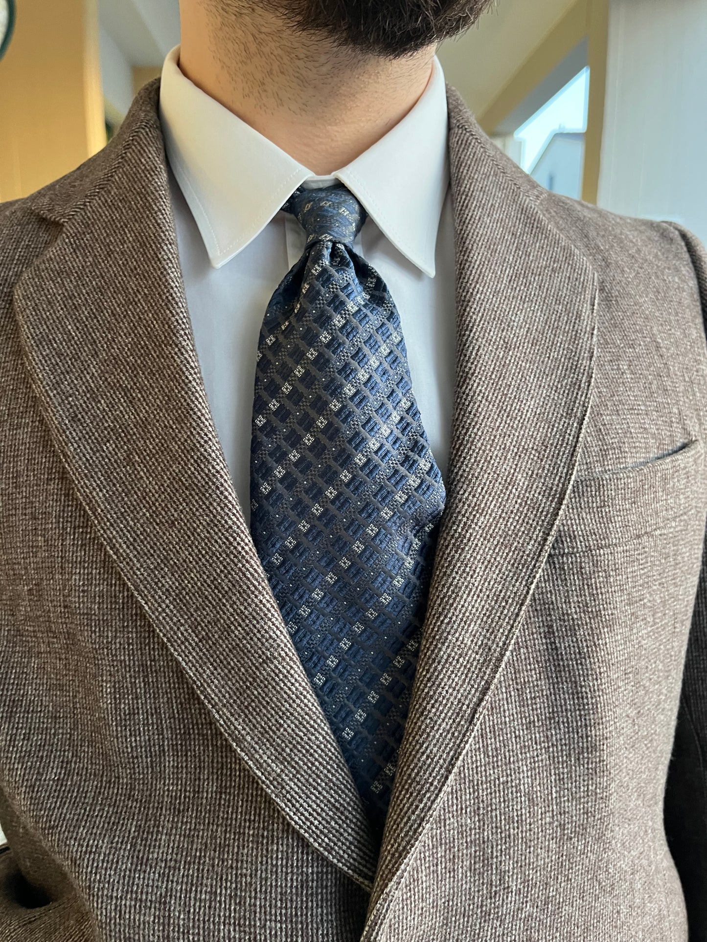 Completo anni '70 tweed tg. 52-54