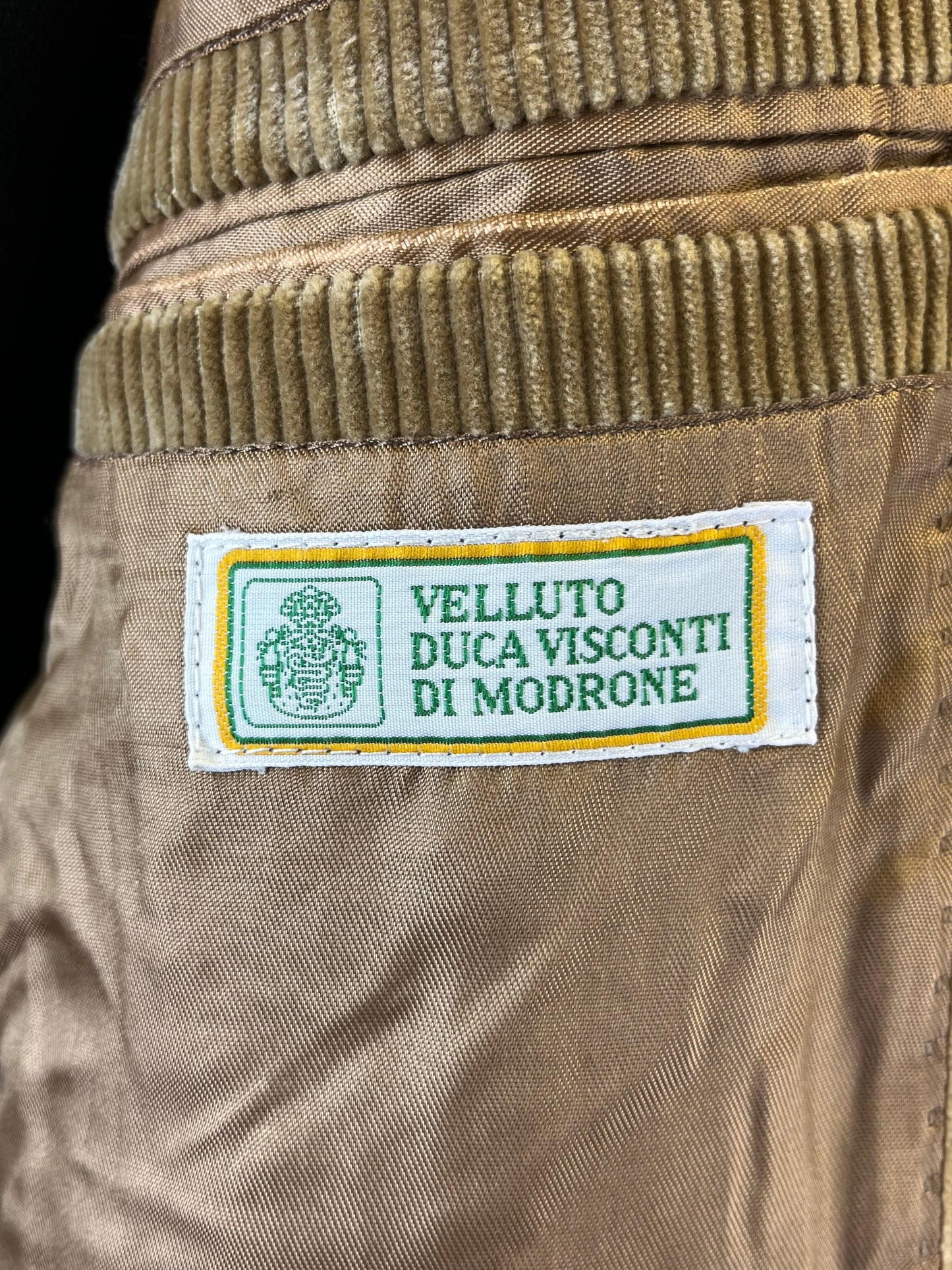 Giacca anni '80 velluto tg. 50