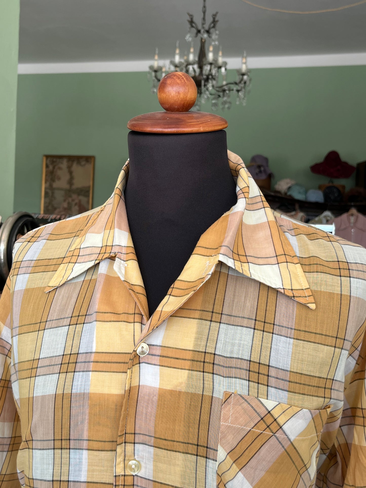 Camicia anni ‘70 cotone tg. L-XL