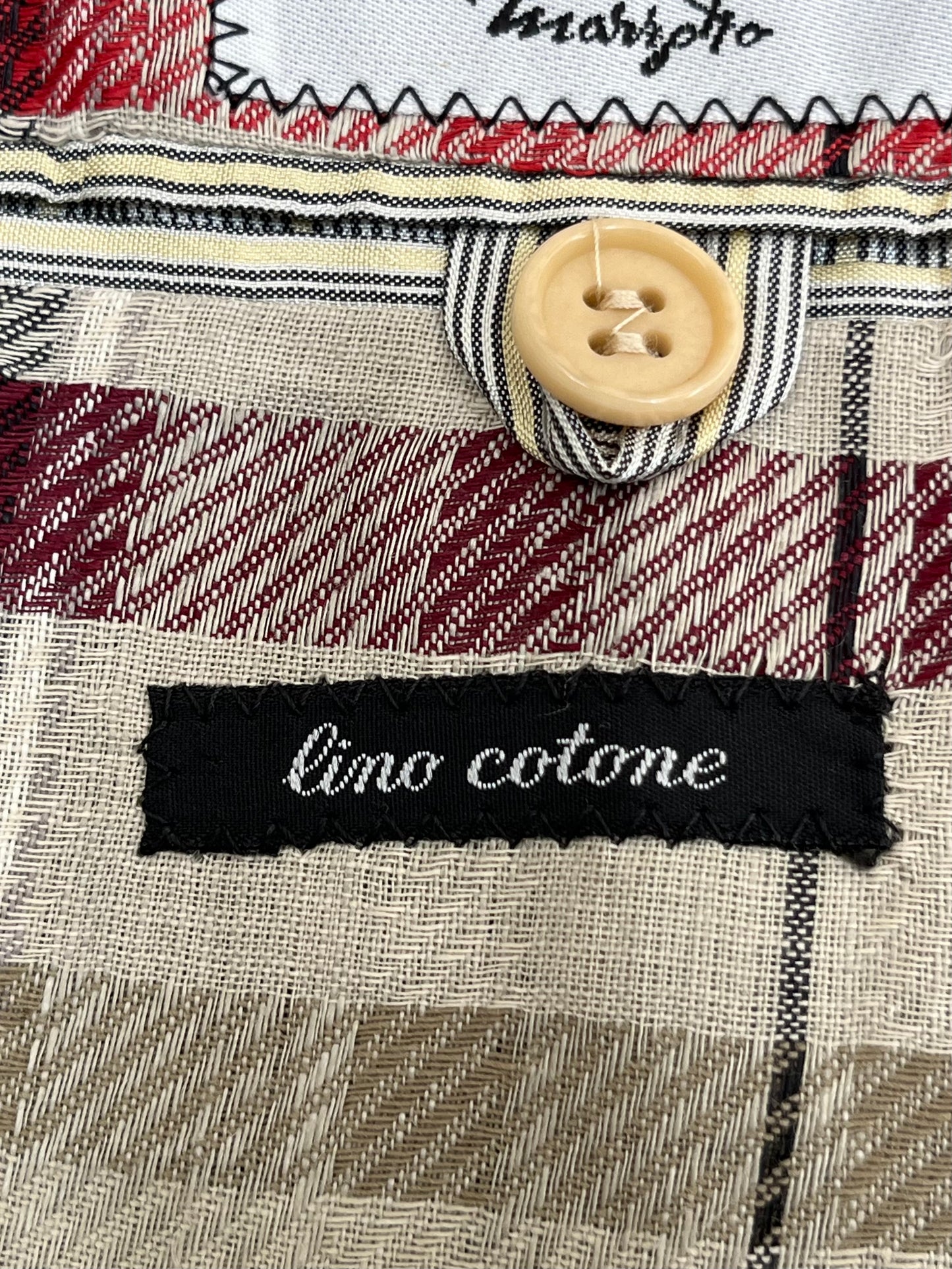 Giacca anni ‘80 in lino/cotone NOS tg. 52