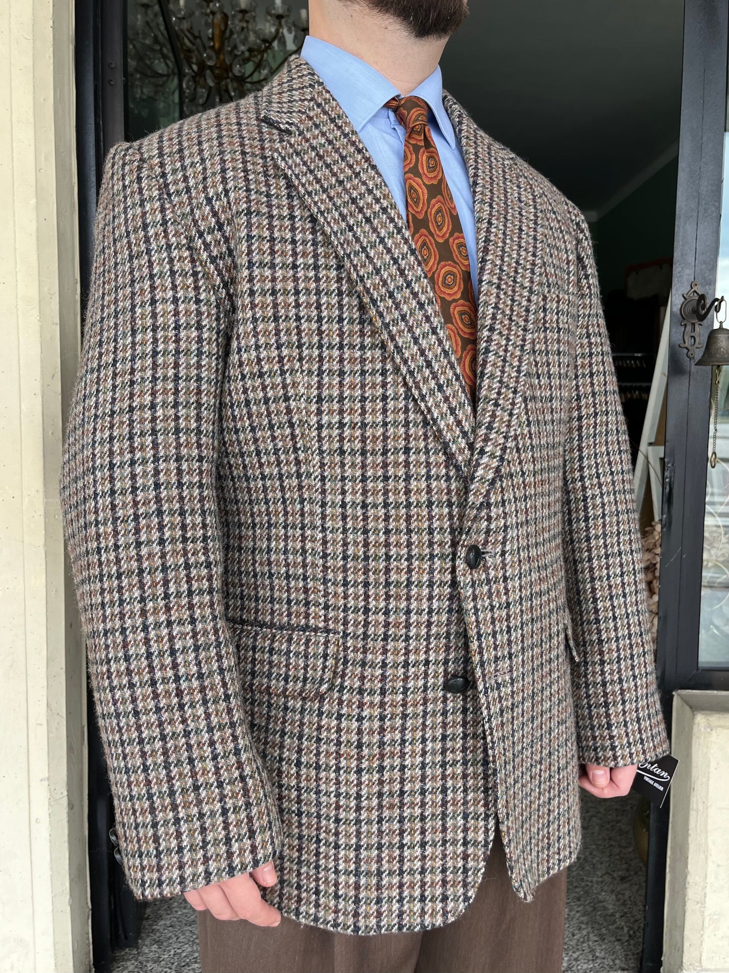 Giacca anni ‘80 Harris Tweed tg. 58