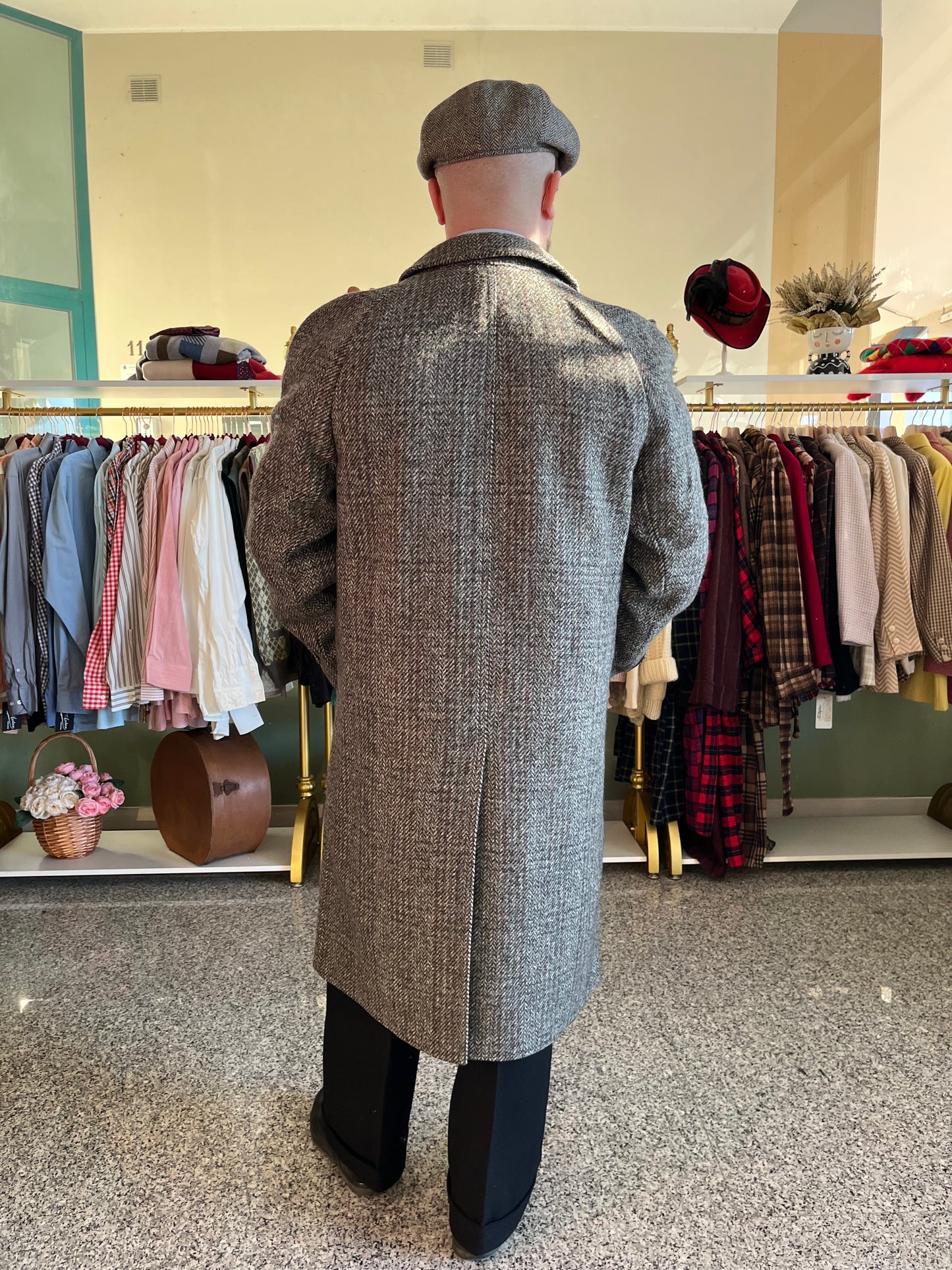 Cappotto lana anni '80 tg. 50-52