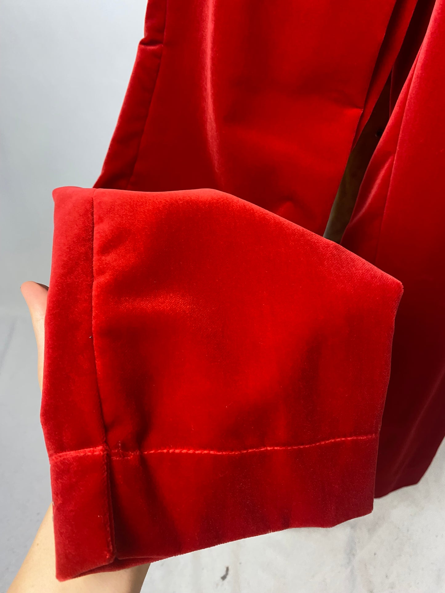 Pantaloni in velluto rosso - TG. 38/40