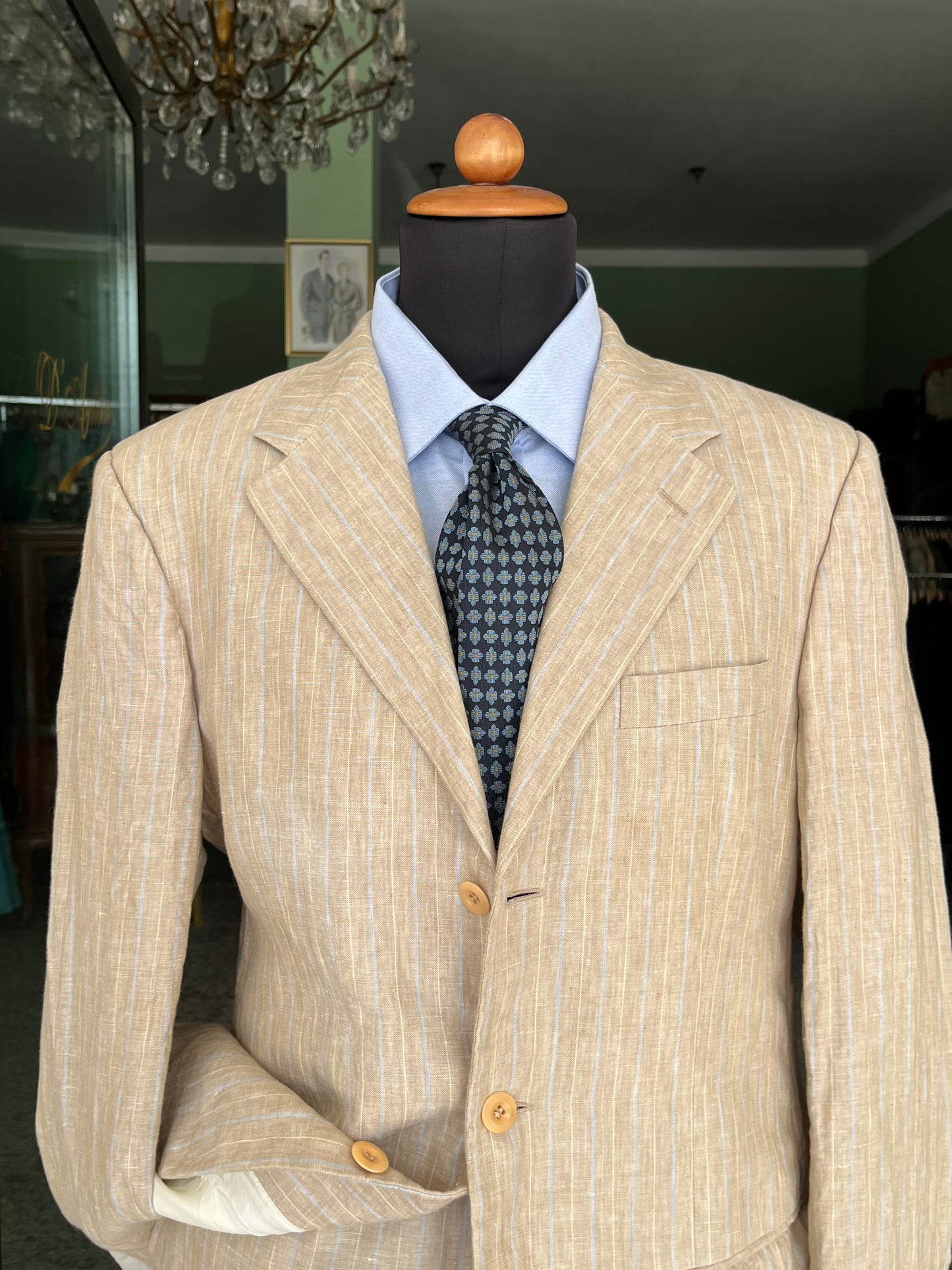 Completo in lino tg. 50-52
