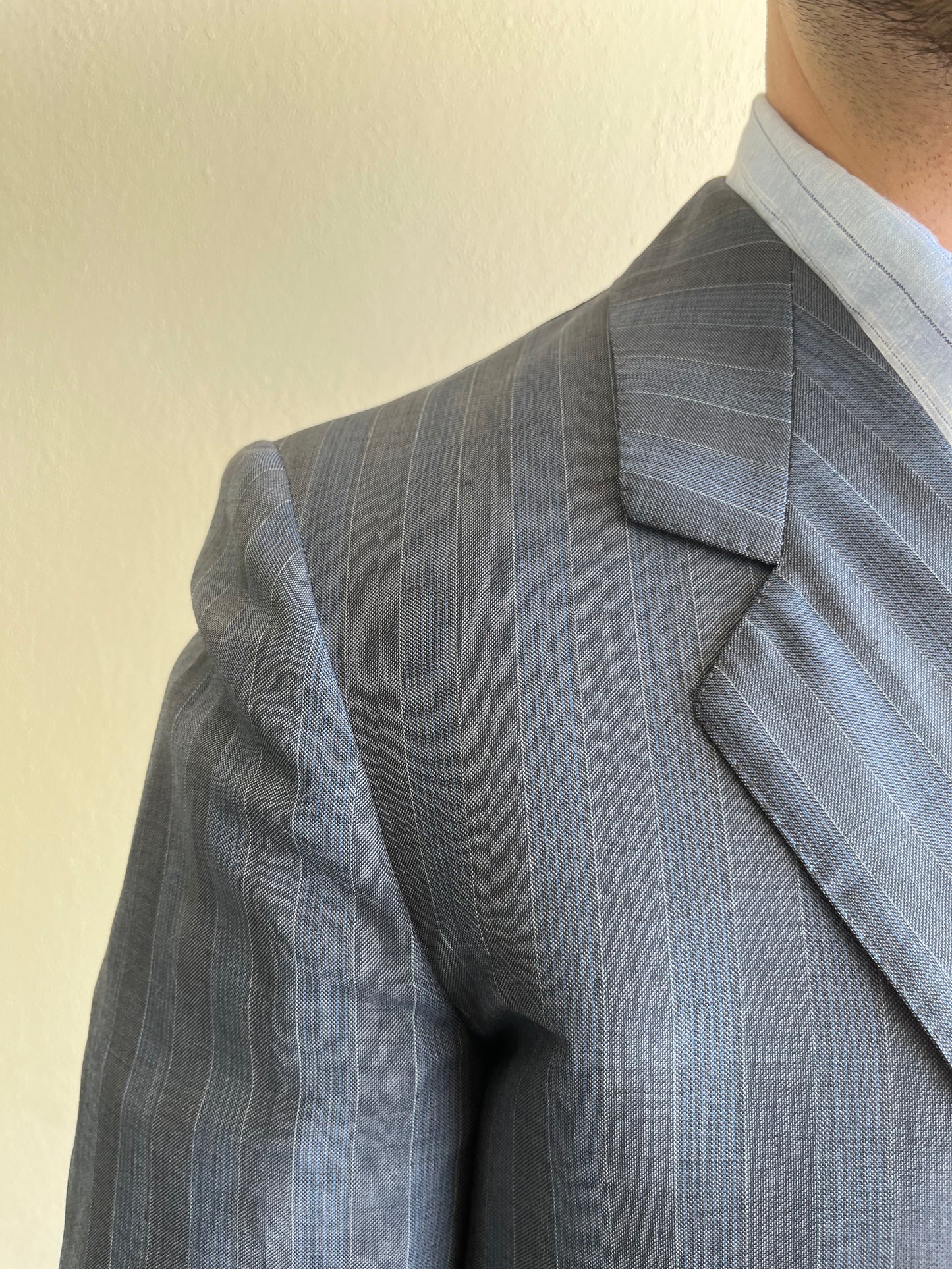 Giacca anni ‘80 sartoriale in fresco di lana