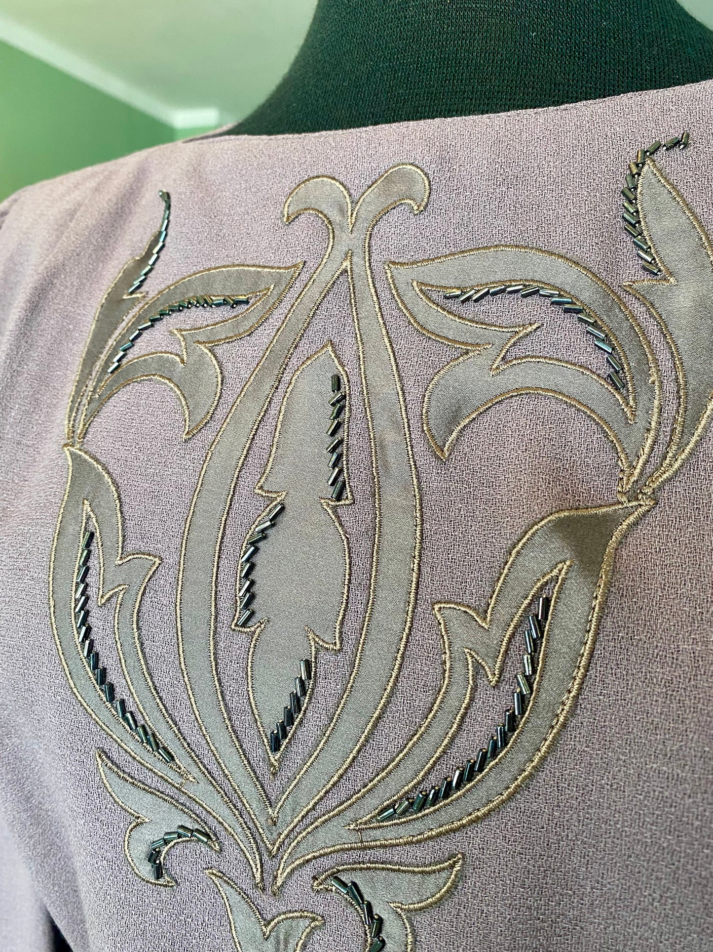 Completo abito + giacca glicine - TG. 46 circa