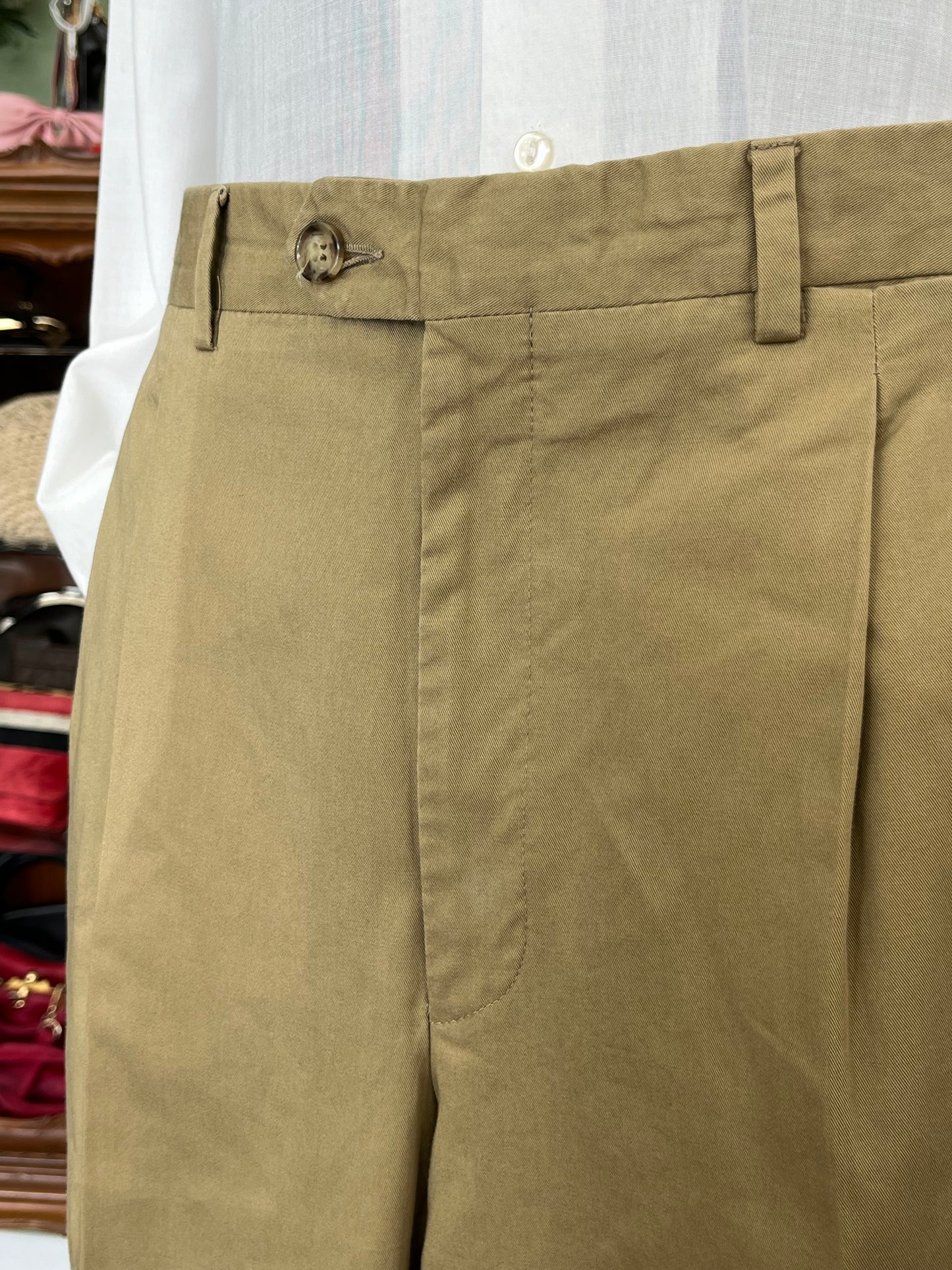 Calzoni cotone beige tg. 48