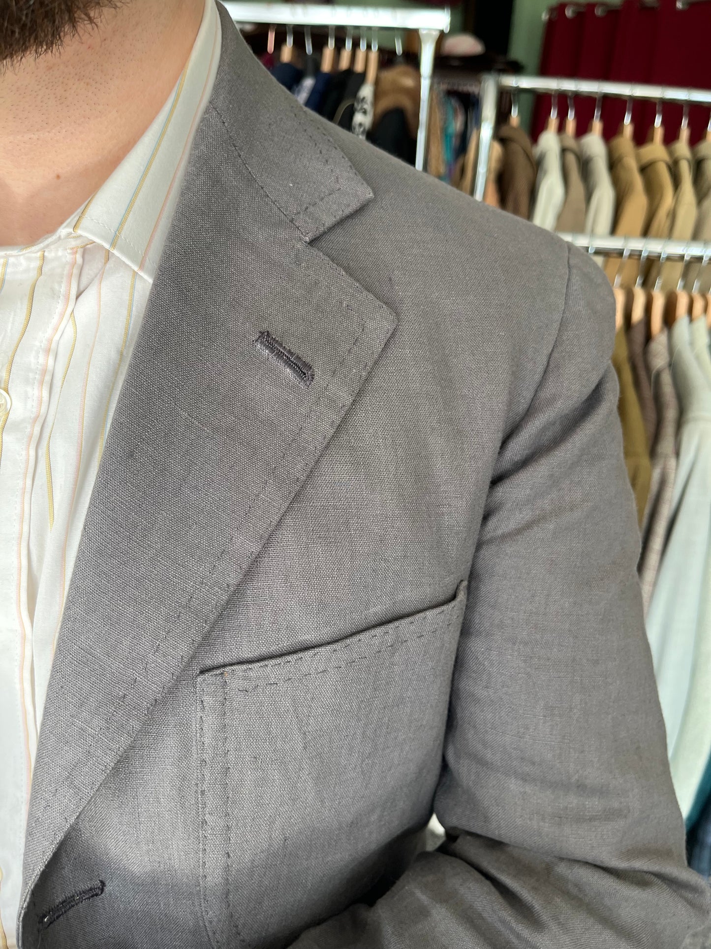 Giacca sartoriale lino tg. 44