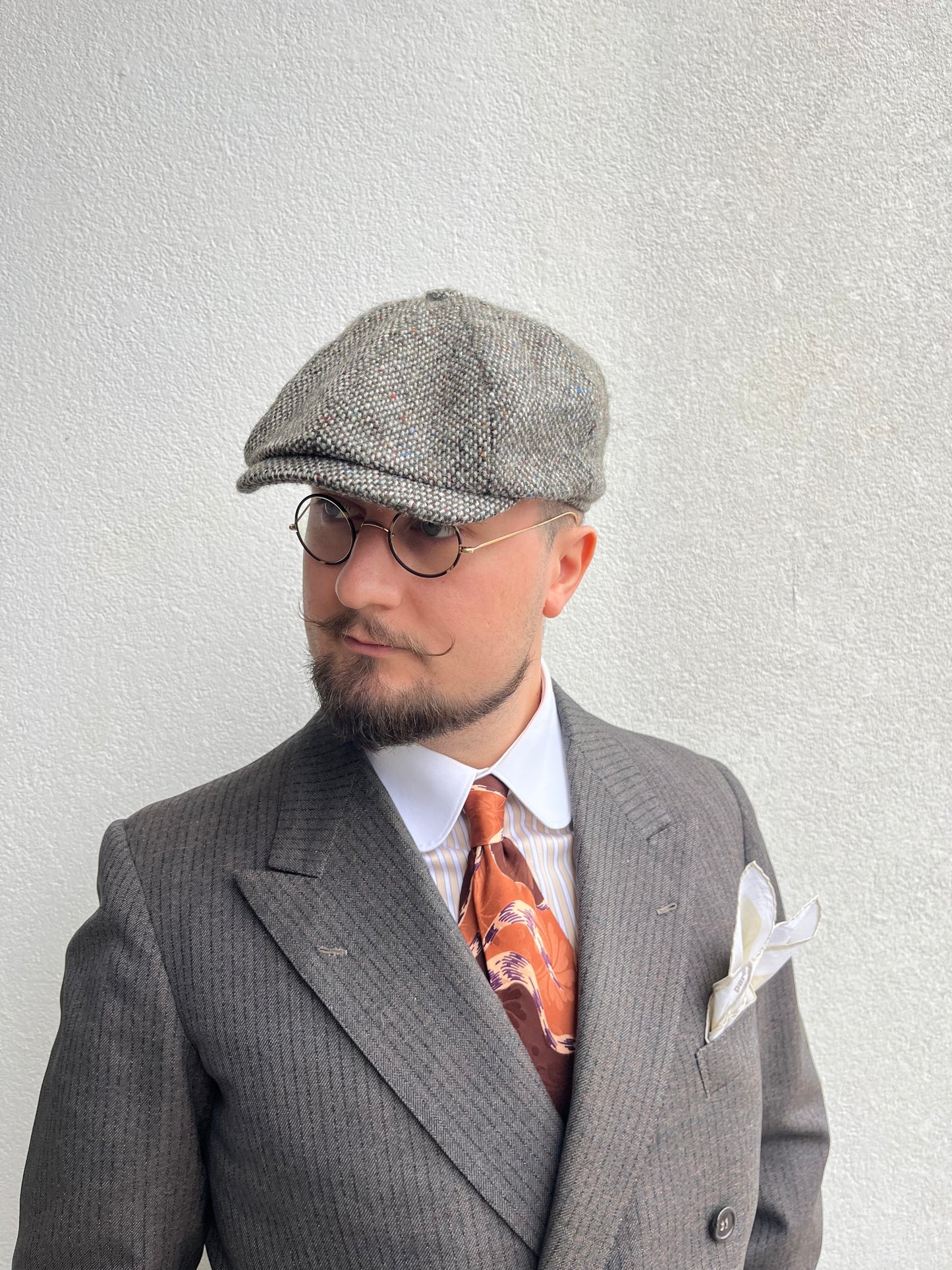 Berretto anni ‘90 in tweed irlandese