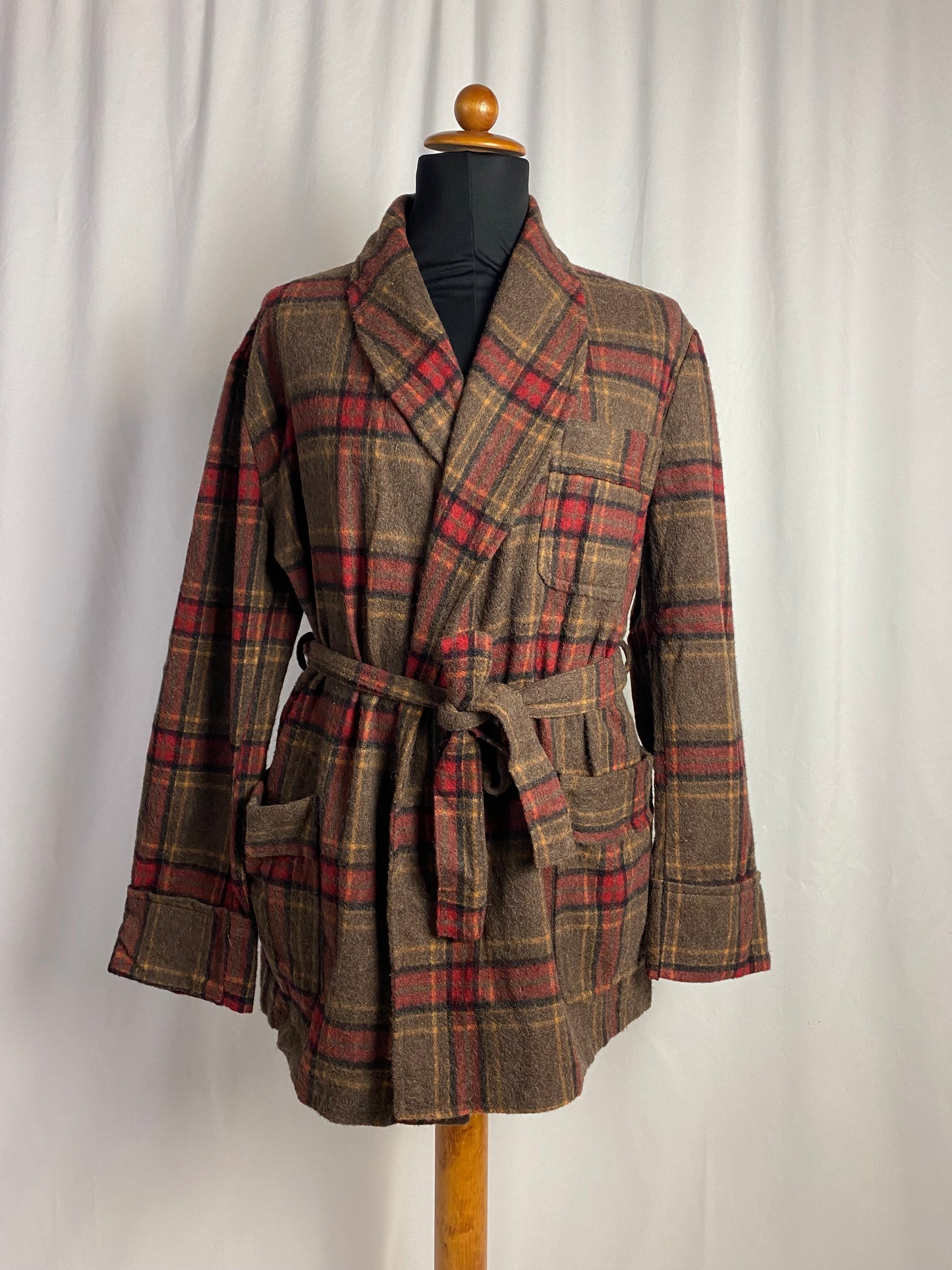 Giacca da camera tartan S-M