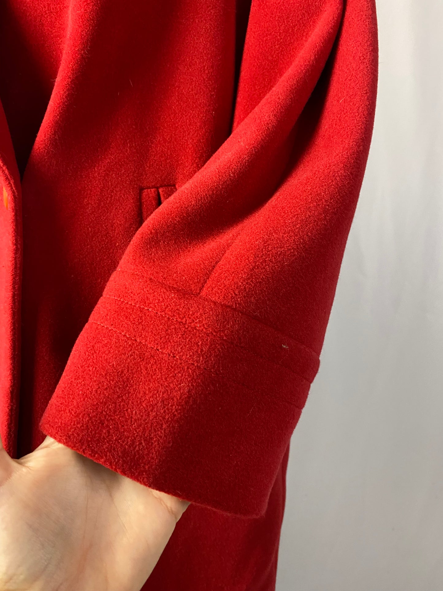 Cappotto rosso anni ‘80 - TG. Ok da 48 in su - guarda le misure