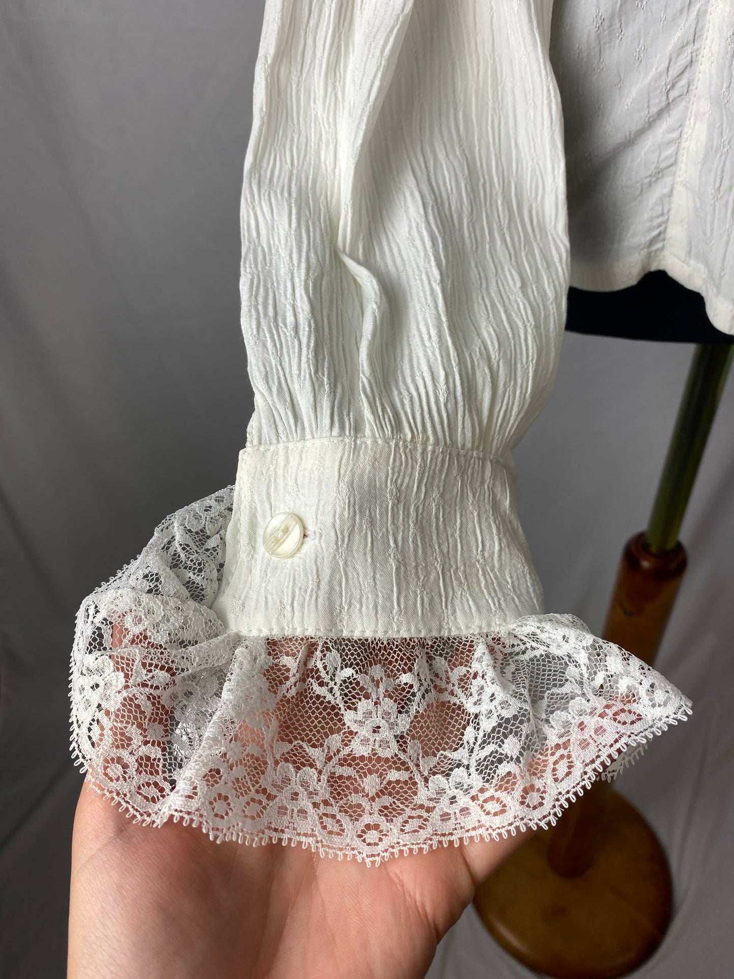 Camicia in cotone goffrato - TG. 44