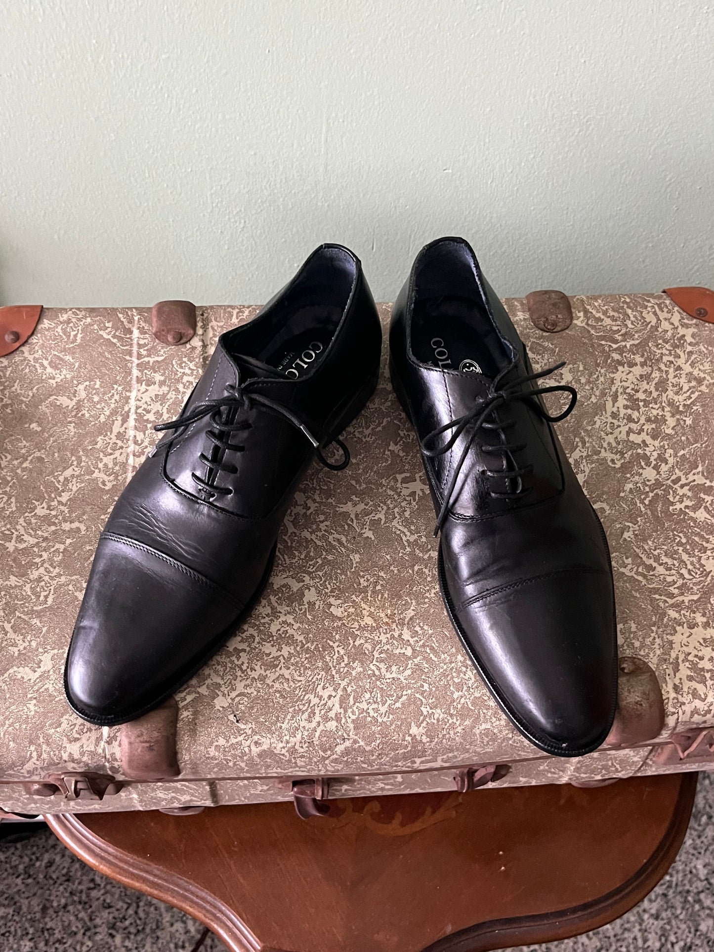 Scarpe oxford pelle nera tg. 41