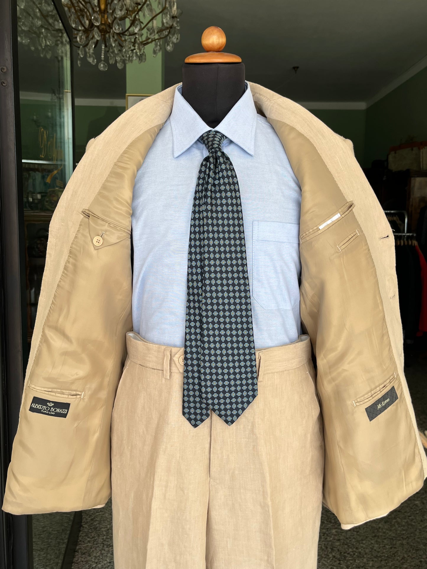 Completo in lino tg. 50