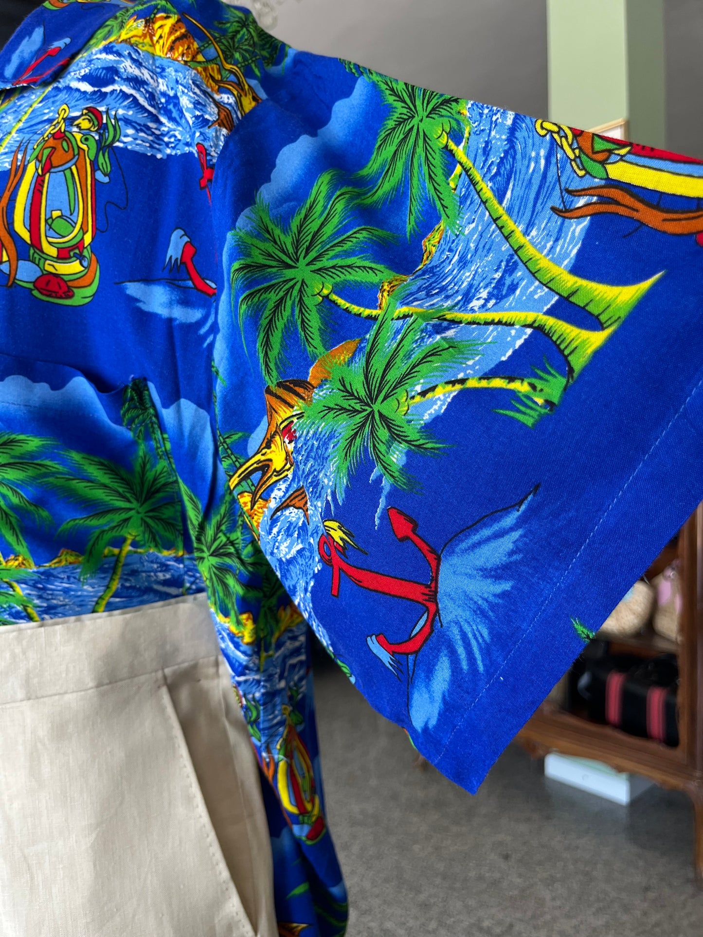 Camicia Hawaii a maniche corte tg. L-XL