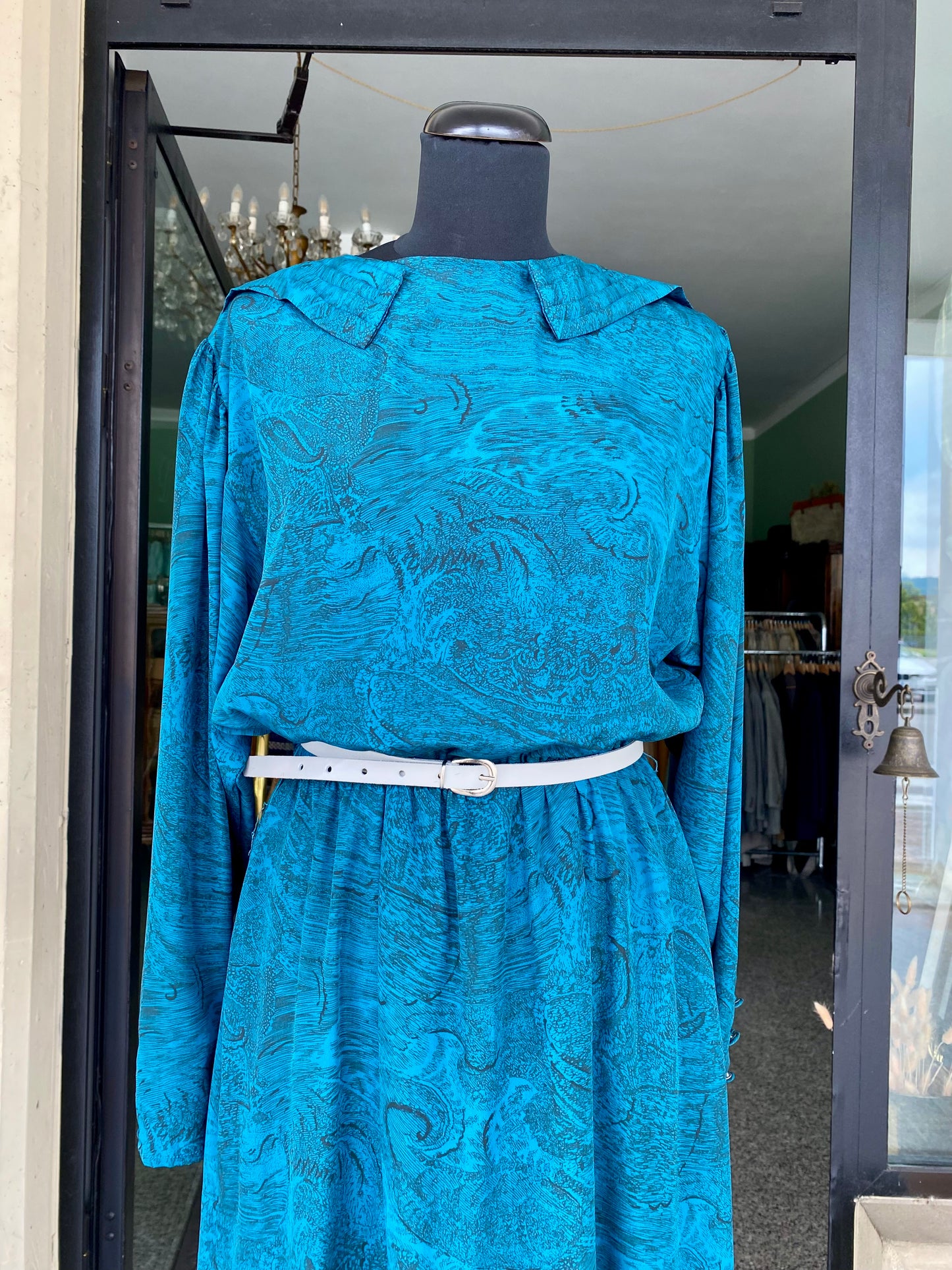 Abito sartoriale anni ’80 in pura seta - TG. 42/44