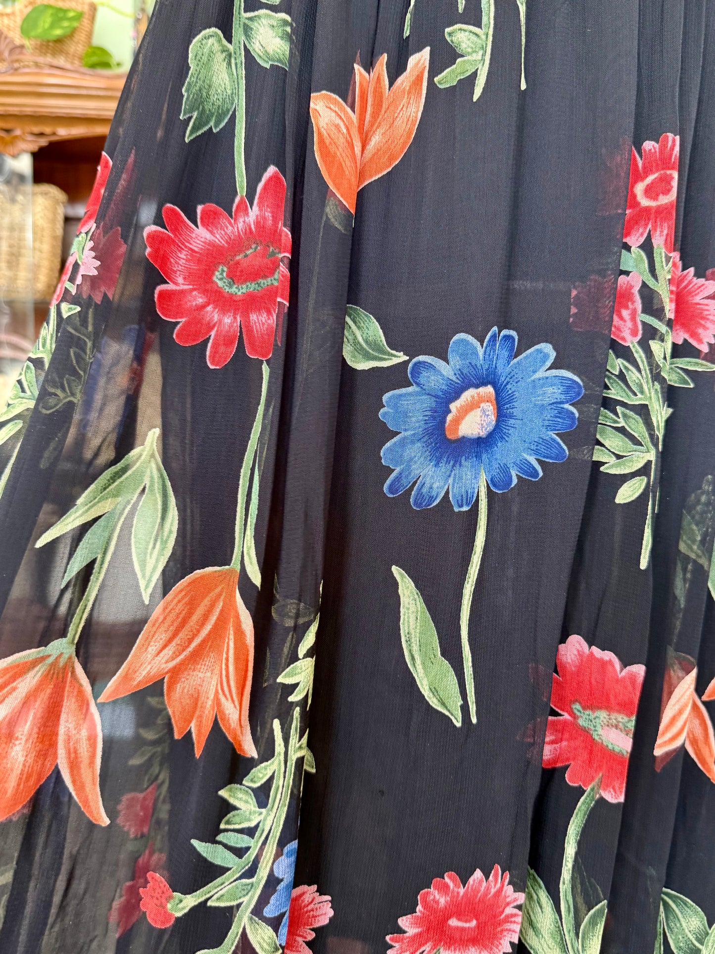 Abito elegante con stampa floreale - TG. 46