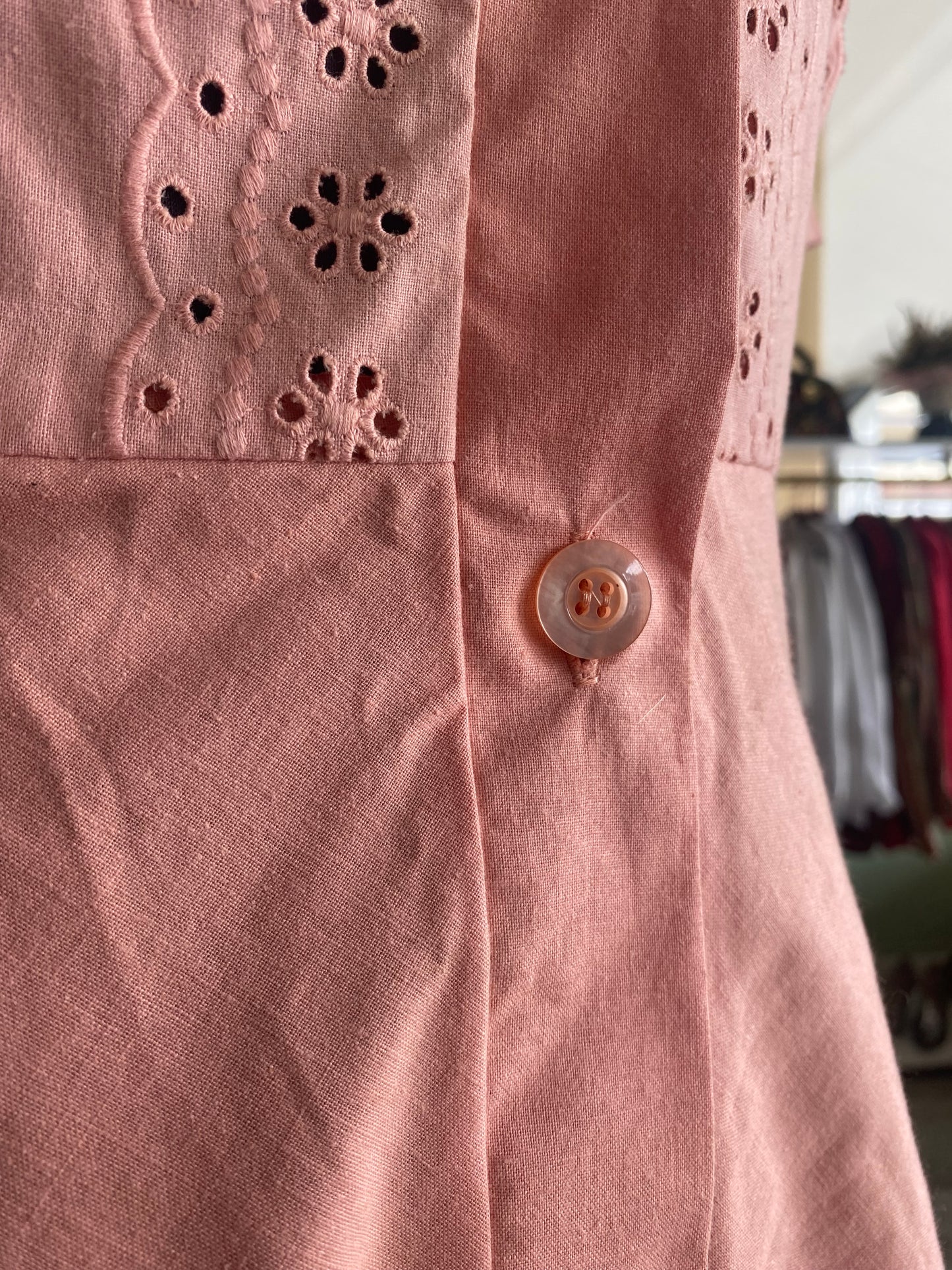 Abito anni ‘70 rosa pastello - TG 40