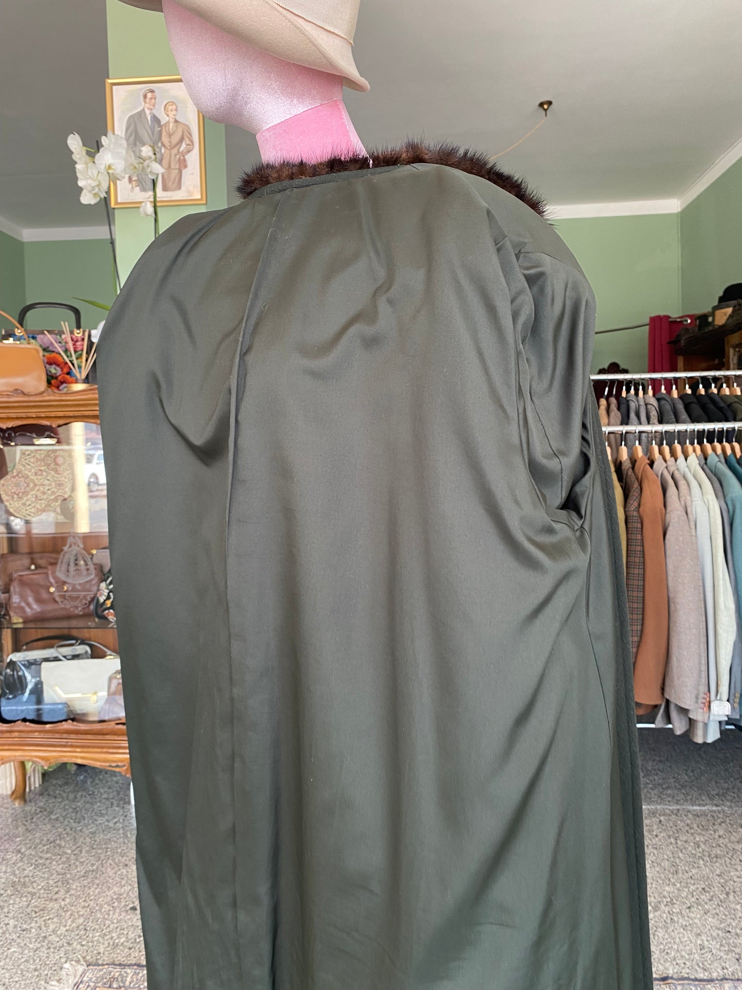 Cappotto verde oliva