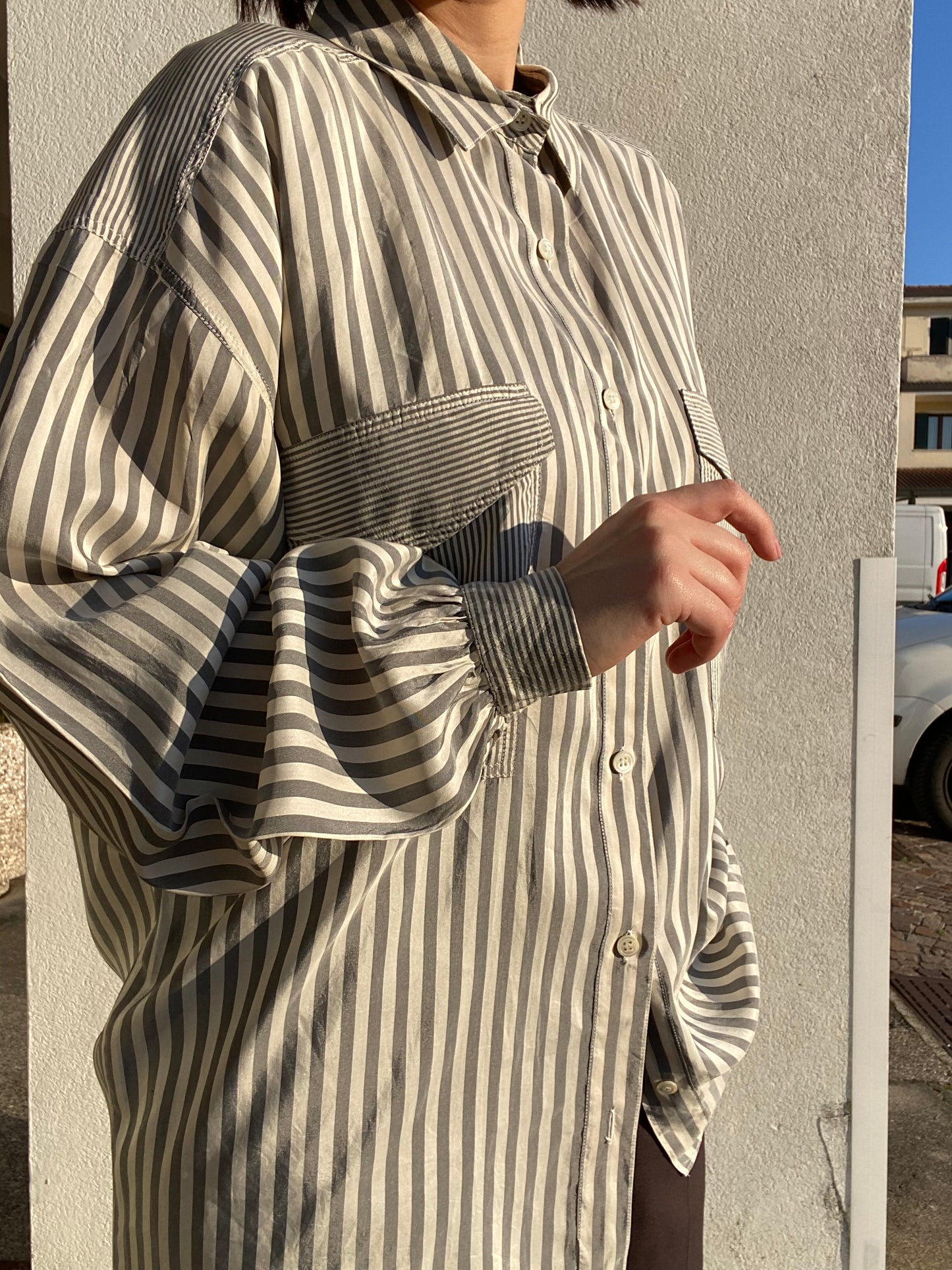 Camicia 100% seta - TG. U