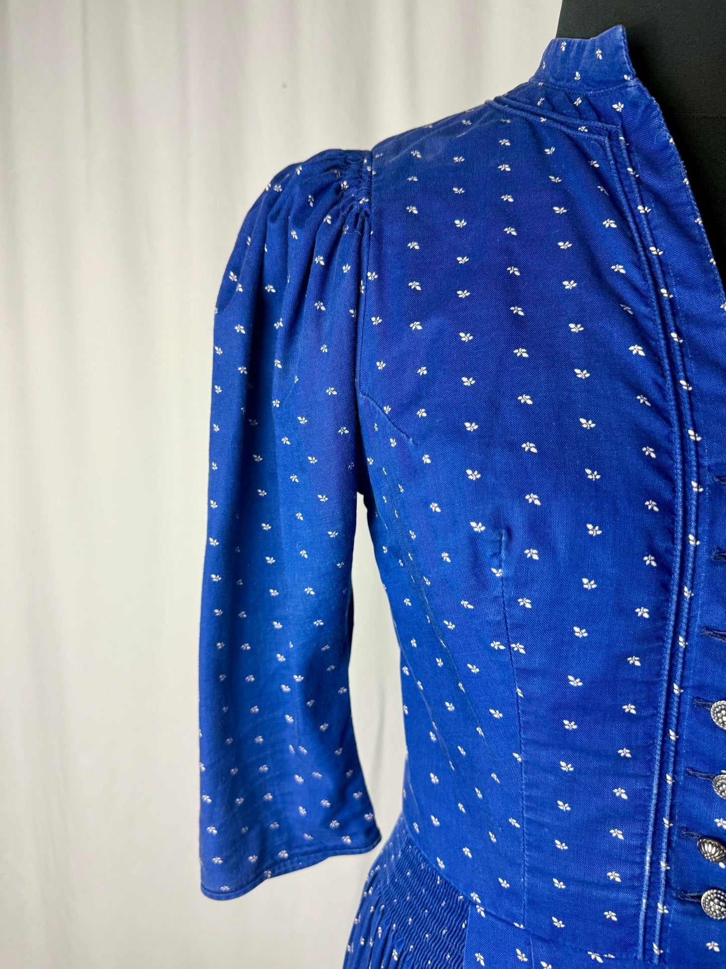 Abito tirolese blu romantico - TG. 40