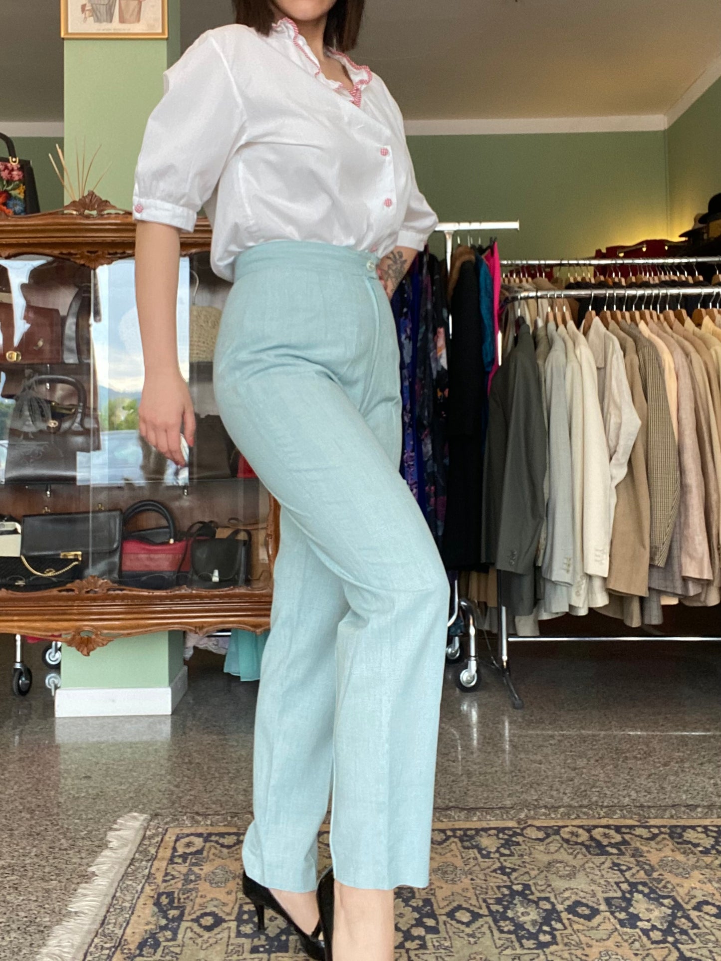 Pantaloni in viscosa - TG. 40