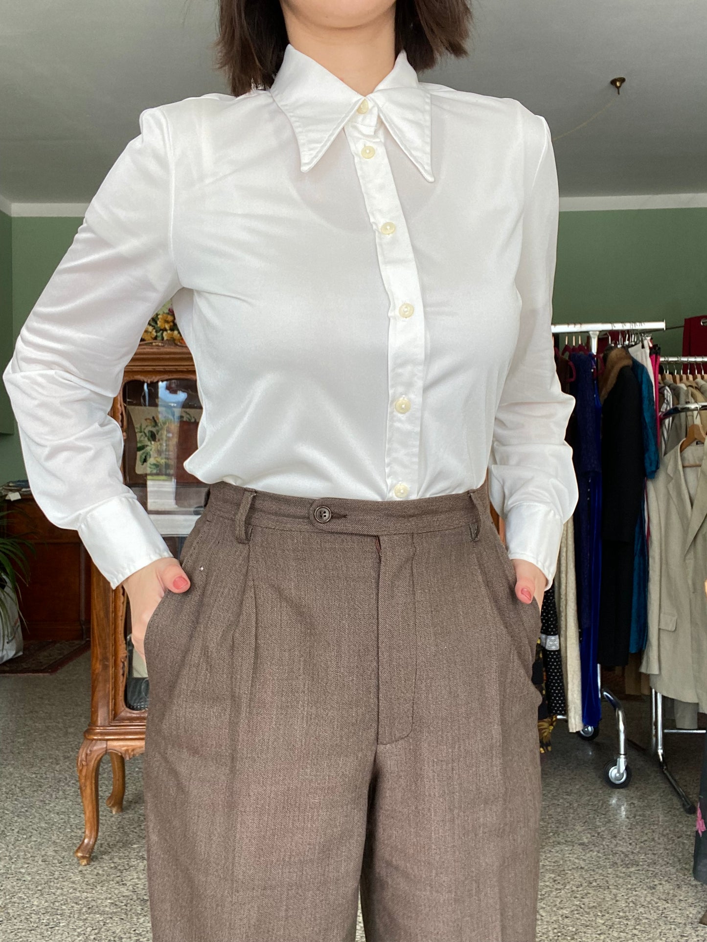 Camicia bianca anni ‘70 - TG. 40/42