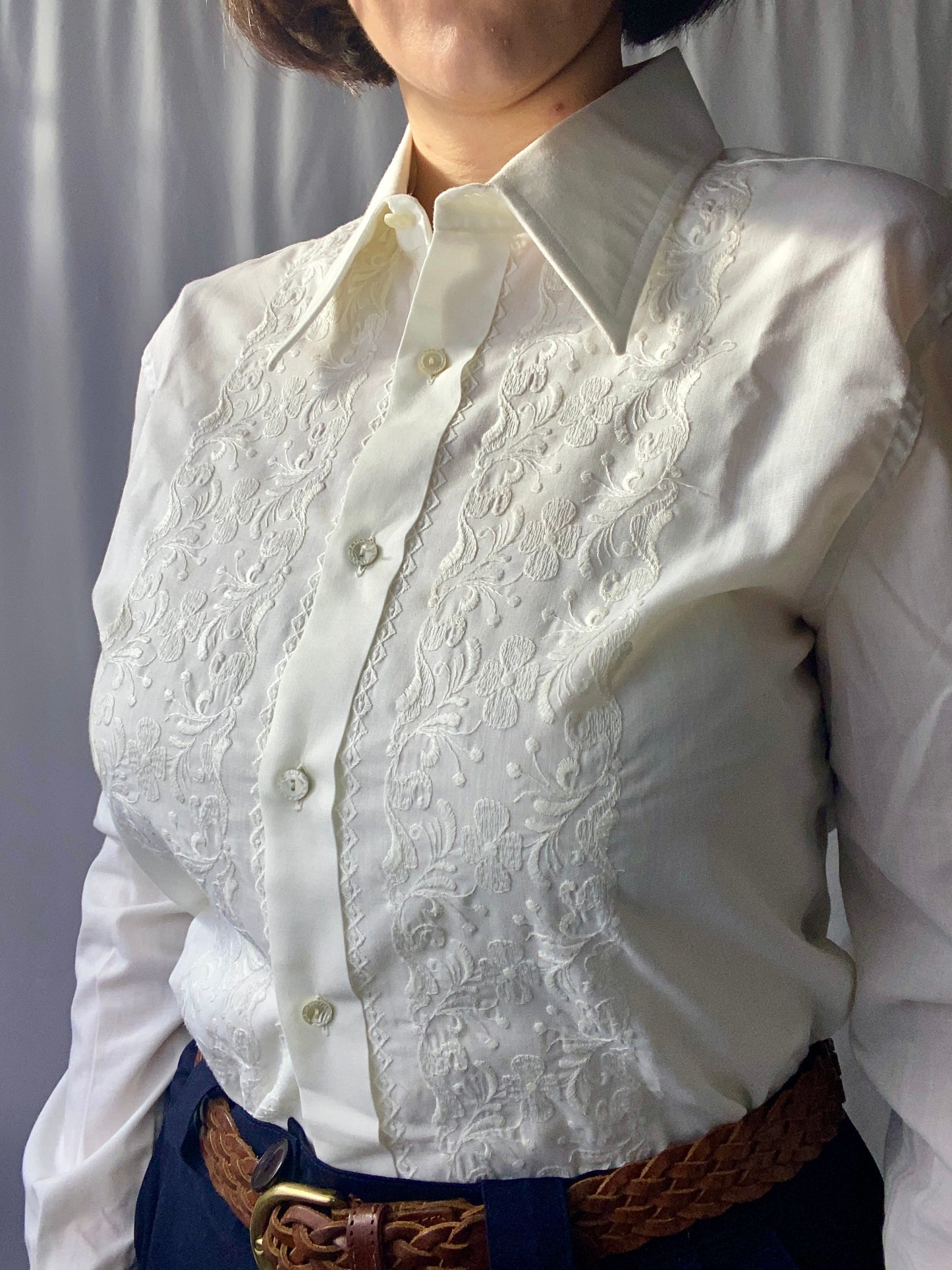 Camicia anni ‘70 in cotone - TG. 38/40