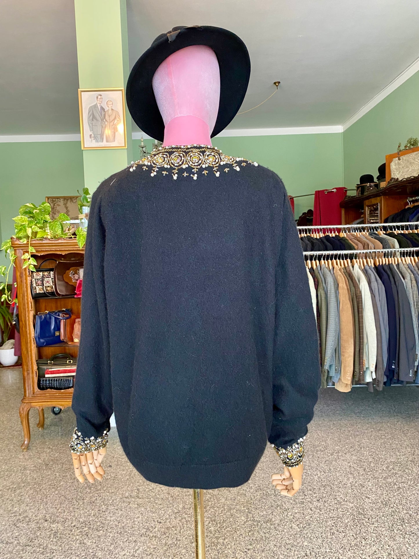 Cardigan anni ‘60 con ricami - TG. 44/46