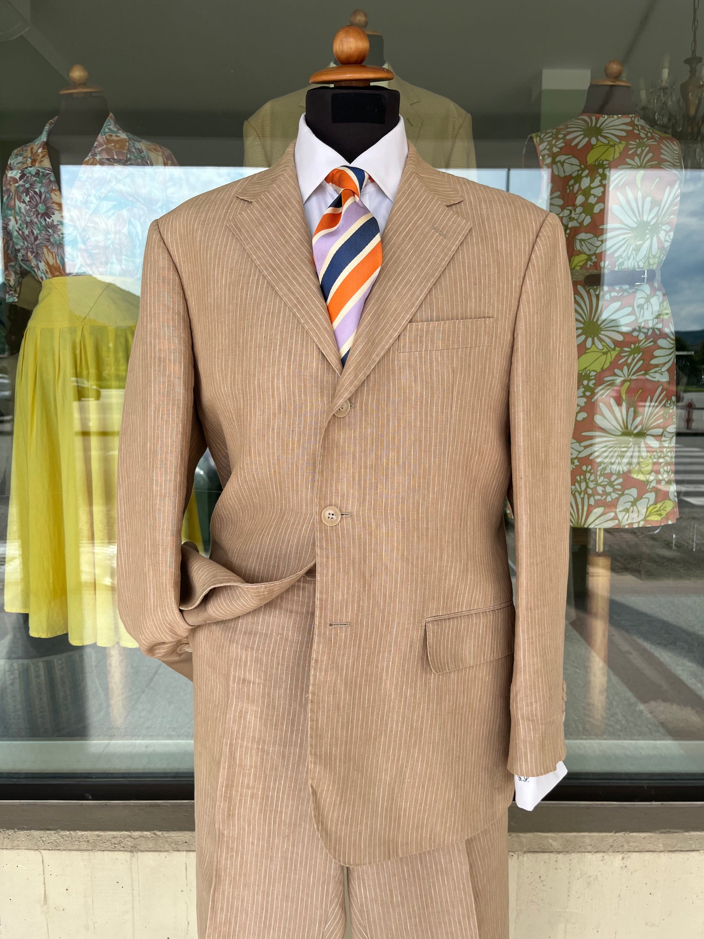 Completo in lino tg. 50-52