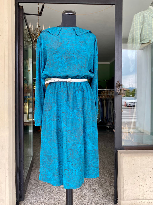 Abito sartoriale anni ’80 in pura seta - TG. 42/44