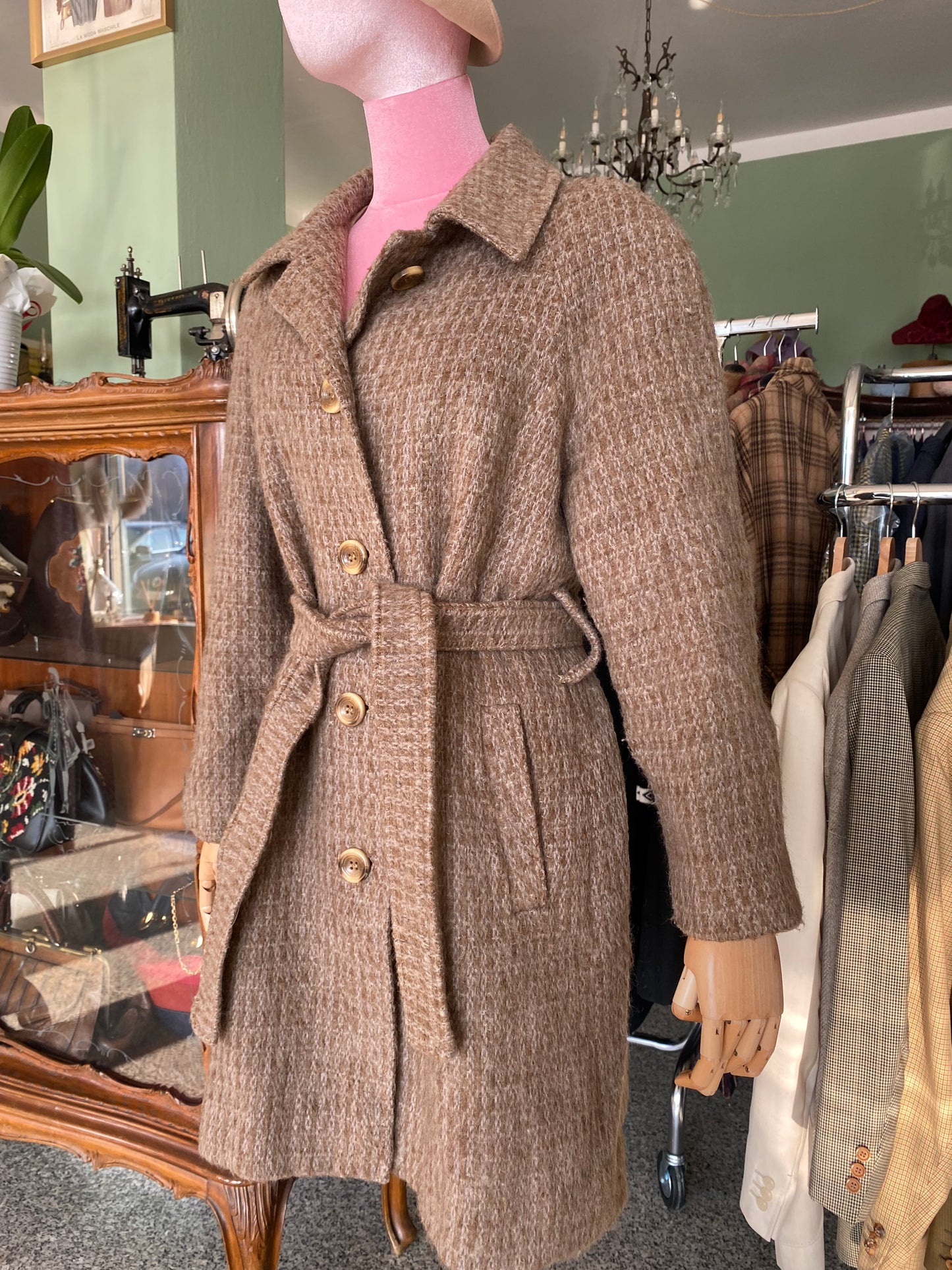 Cappotto anni ‘80 nocciola - TG. 40/42