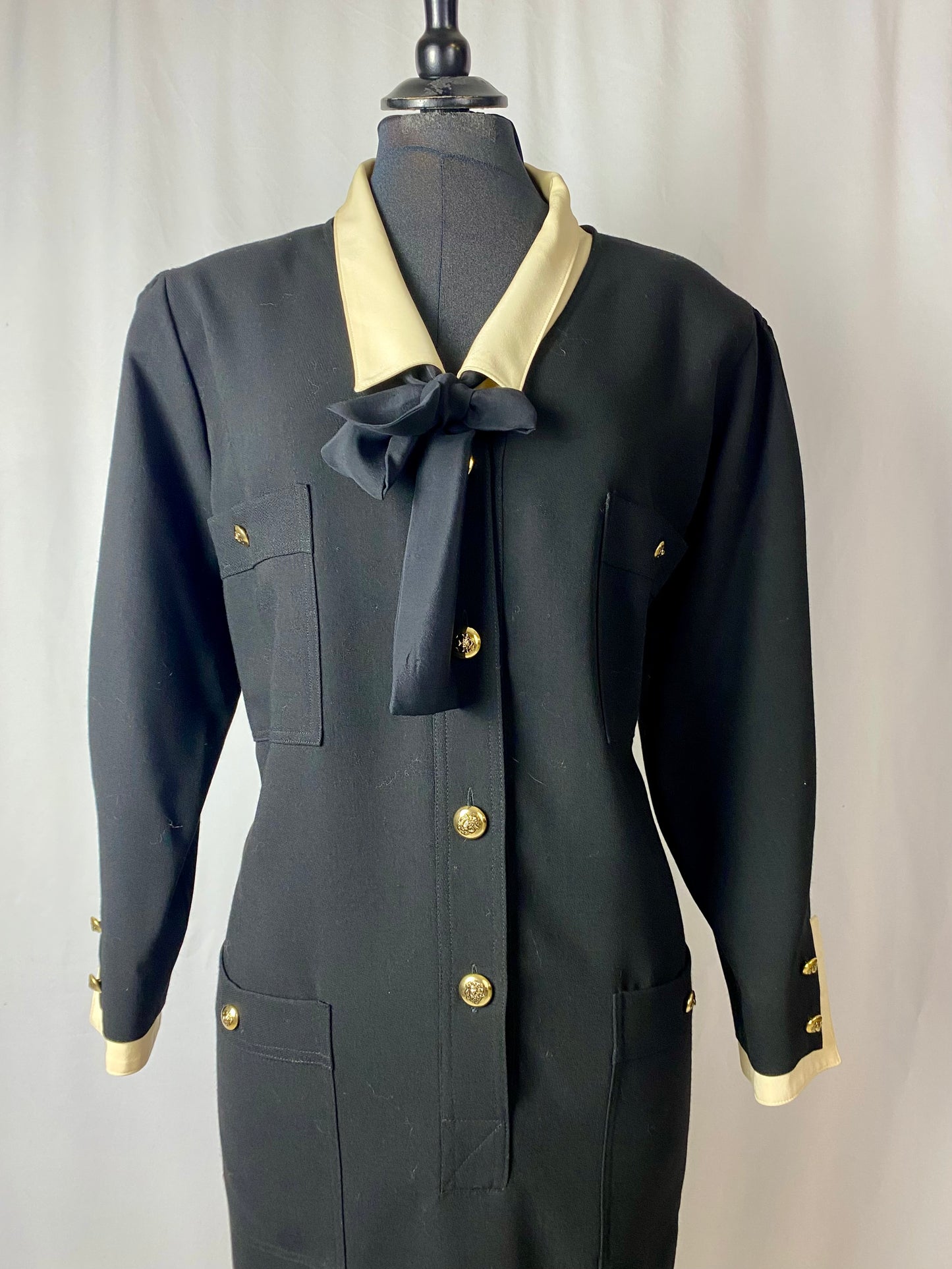 Abito in crepe di lana - TG. 46 circa