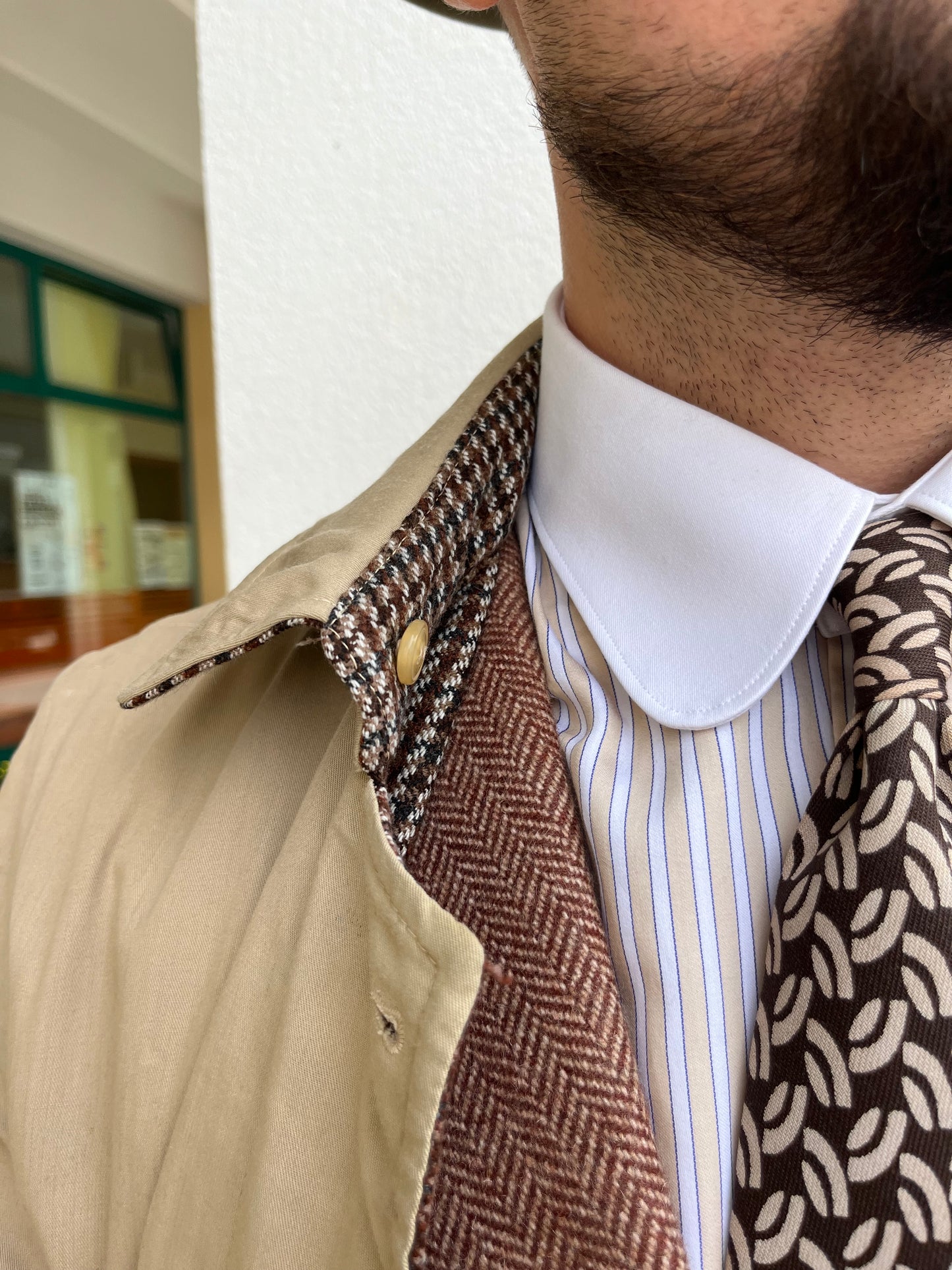 Trench anni ‘80 double face