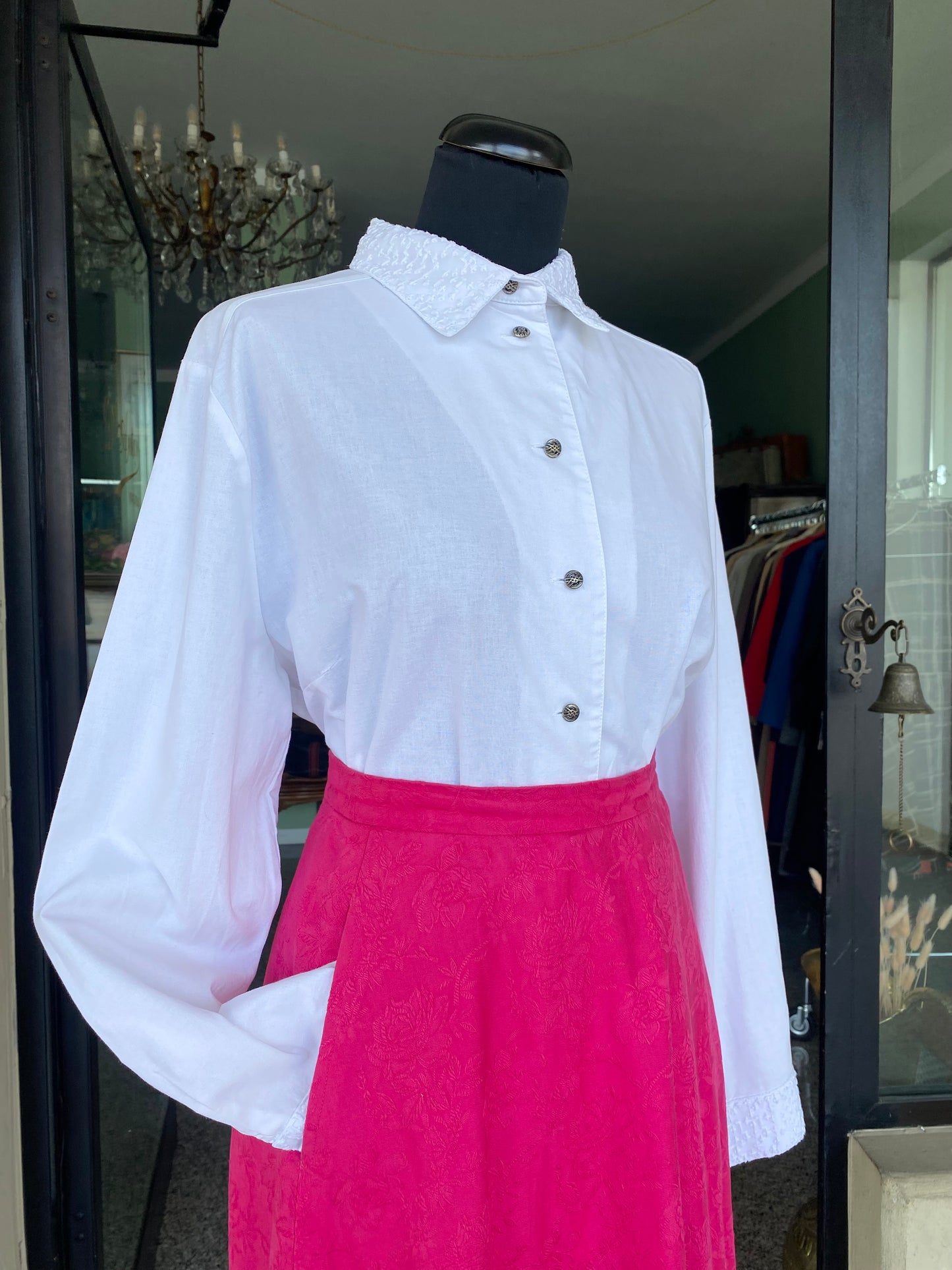 Camicia bianca in cotone - TG. 44