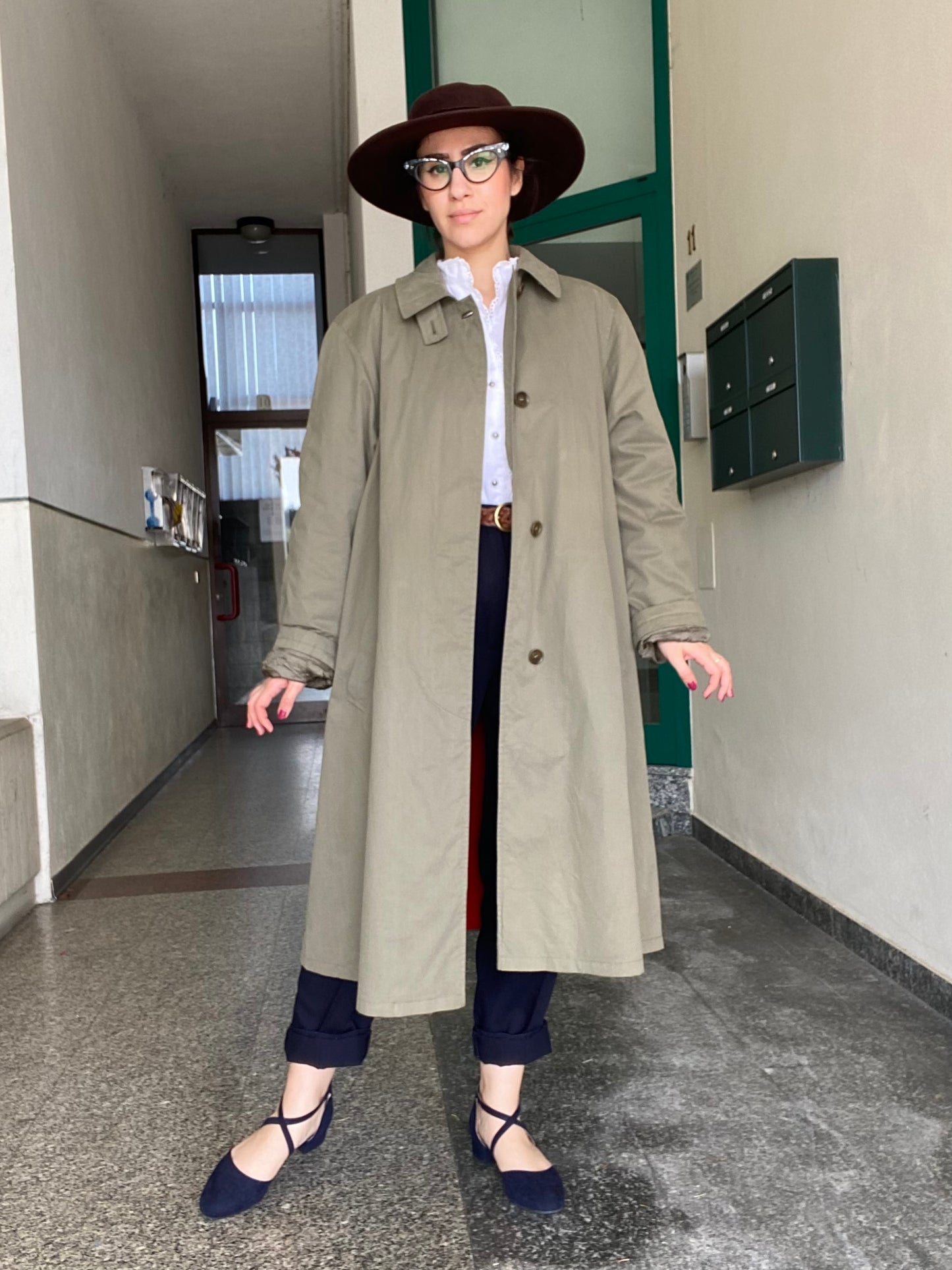 Trench verde militare