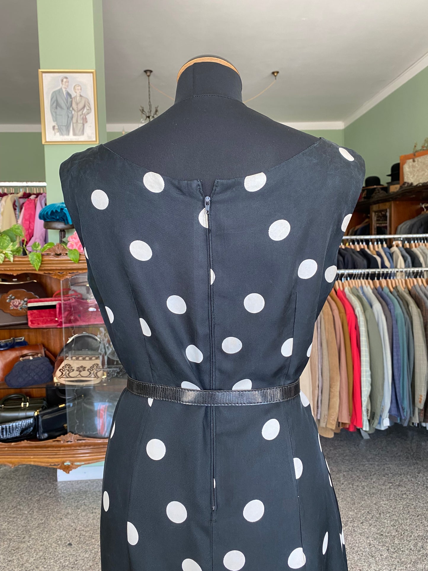 Abito a pois sartoriale anni ‘60 - TG. 44 circa